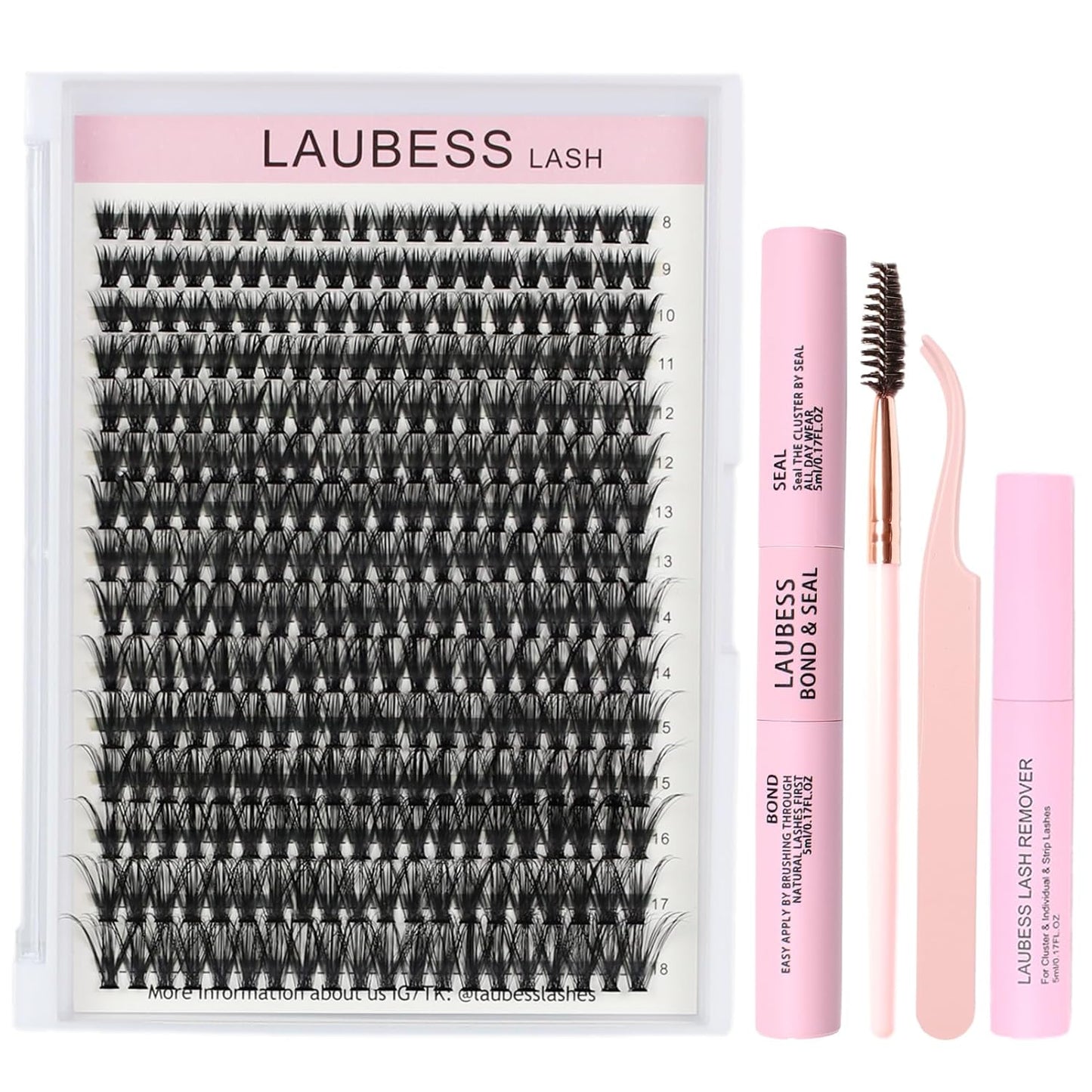 Lash Remover for Cluster Lashes - 5ml DIY Eyelash Extension Adhesive Remover for Home Use