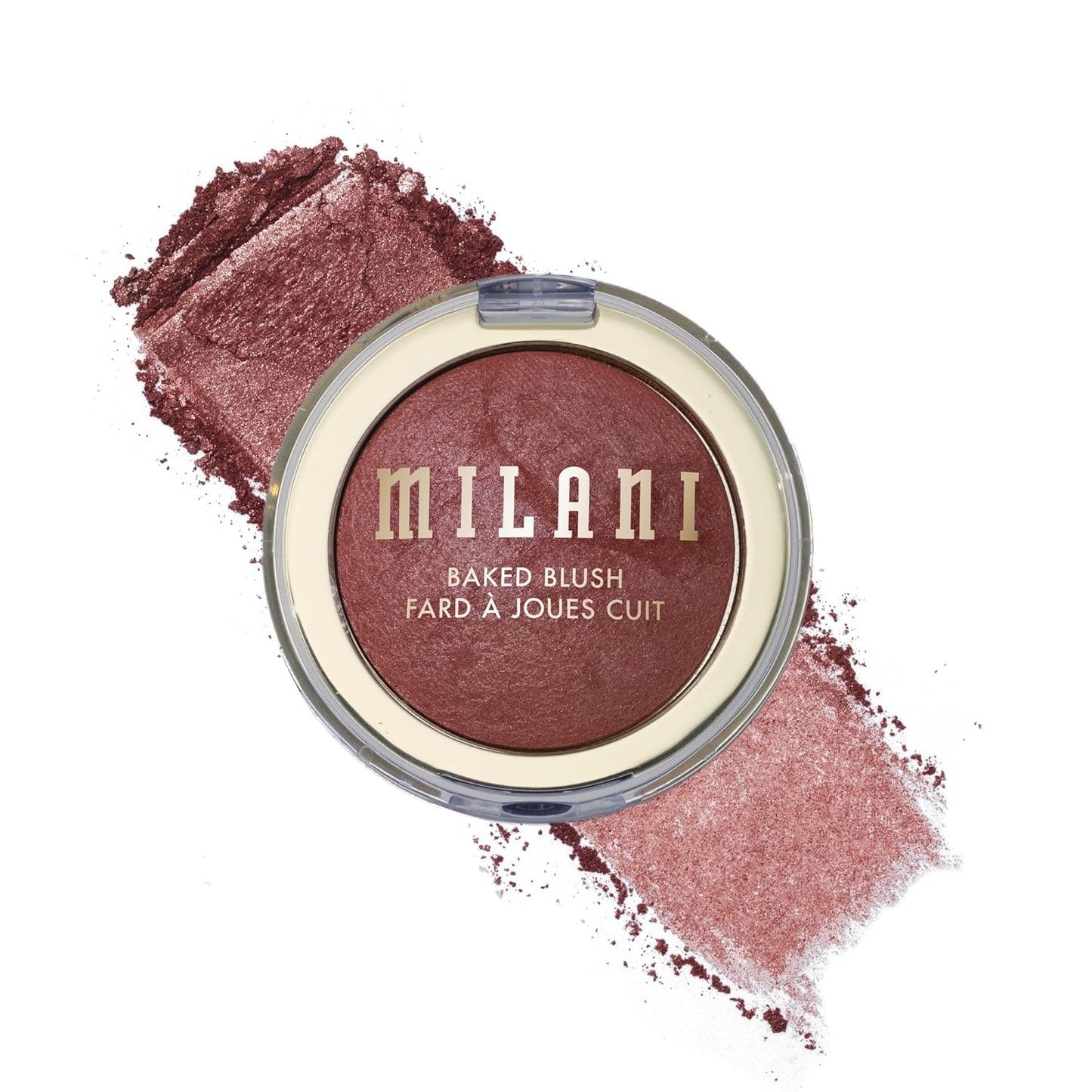 Milani Baked Blush - Cruelty-Free Powder Blush for Cheeks | Shape, Contour & Highlight - Dolce Pink