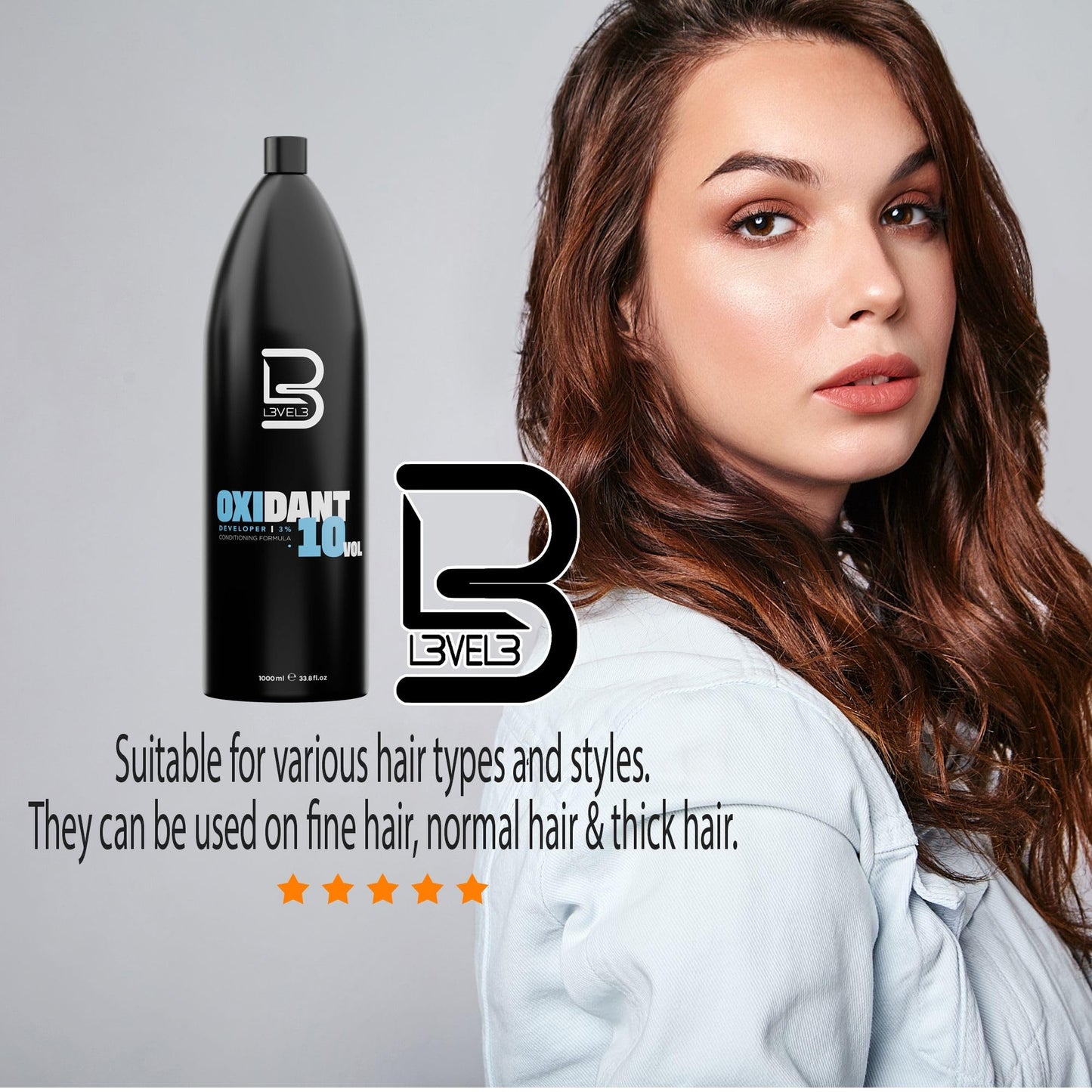 L3 - Level 3 Oxidant Hair Developer - Creme Developer for Hair Dye & Hair Bleach