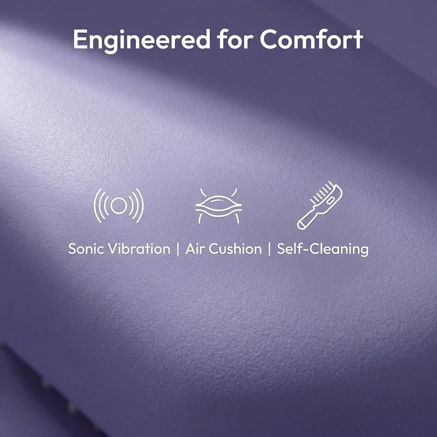 Electric Spray Air Cushion Massage Comb with Self-Cleaning, Anti-Tangle, Anti-Static, Volumizing Fun, Rechargeable Detangling Electric Steam Brush, Steam Hair Straightener for Daily Care (Purple)