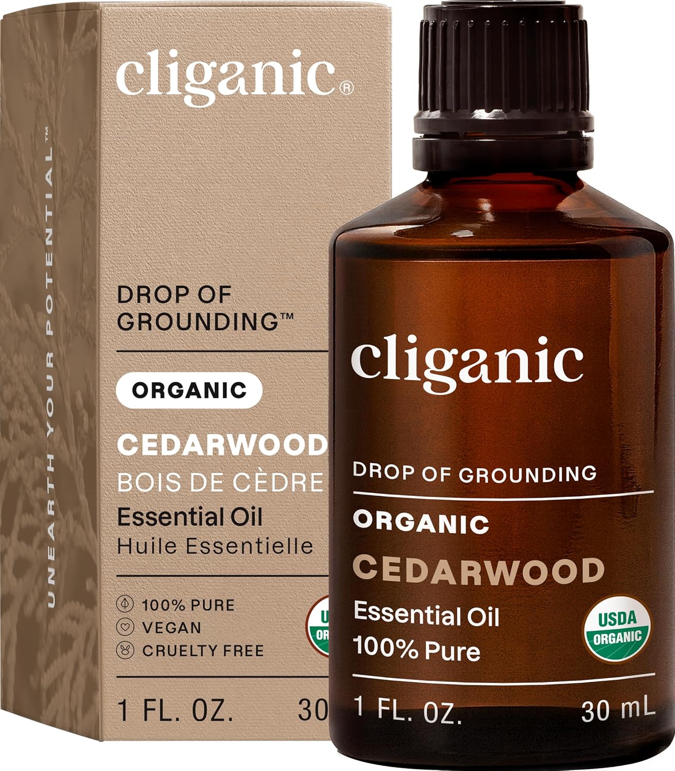 Cliganic Organic Lavender Essential Oil - 100% Pure Aromatherapy Oil | Non-GMO, 15ml