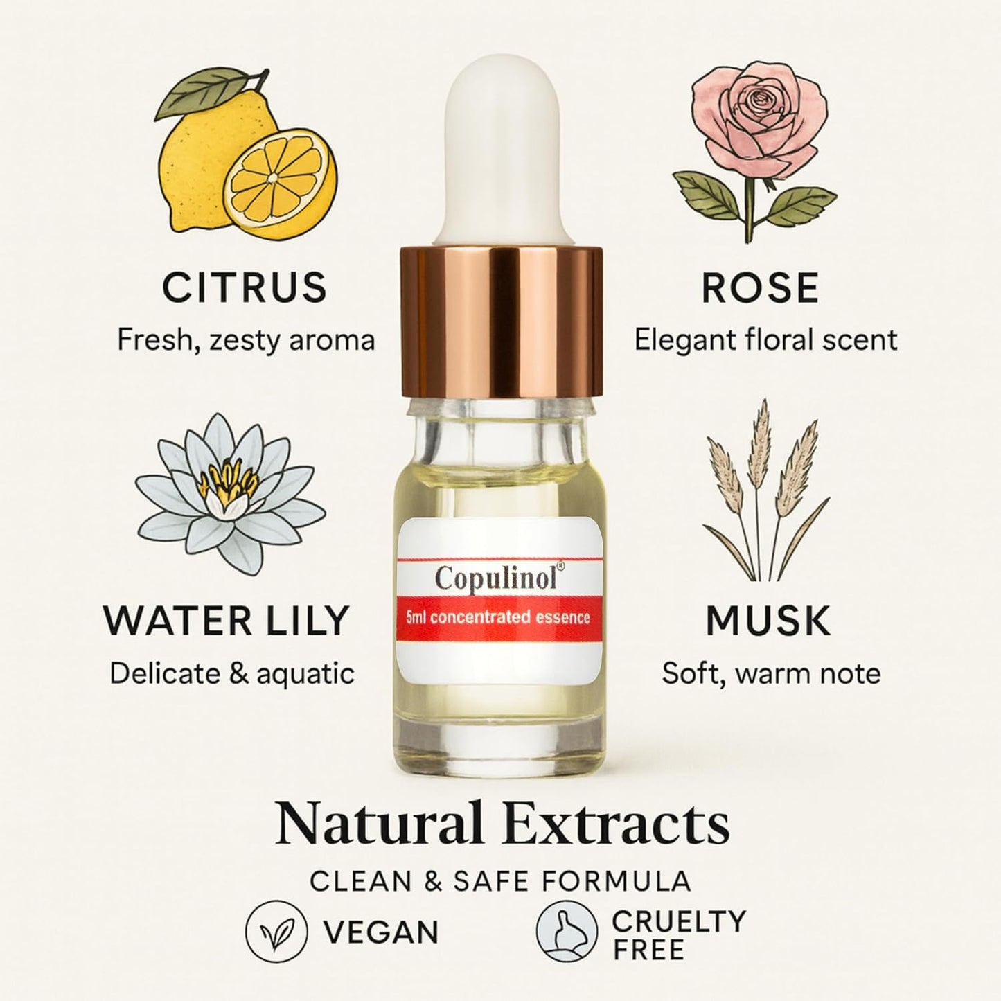 Pheromone Perfume for Women - Long-Lasting Copulinol Body Oil | Two 0.17 Fl Oz Bottles