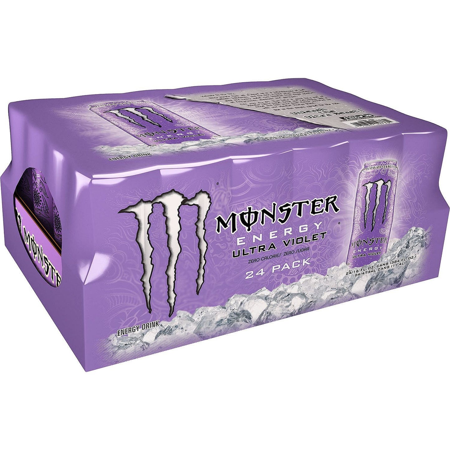 Monster Energy Zero Ultra Sugar Free Energy Drink - 16 Oz | Pack of 15 Cans