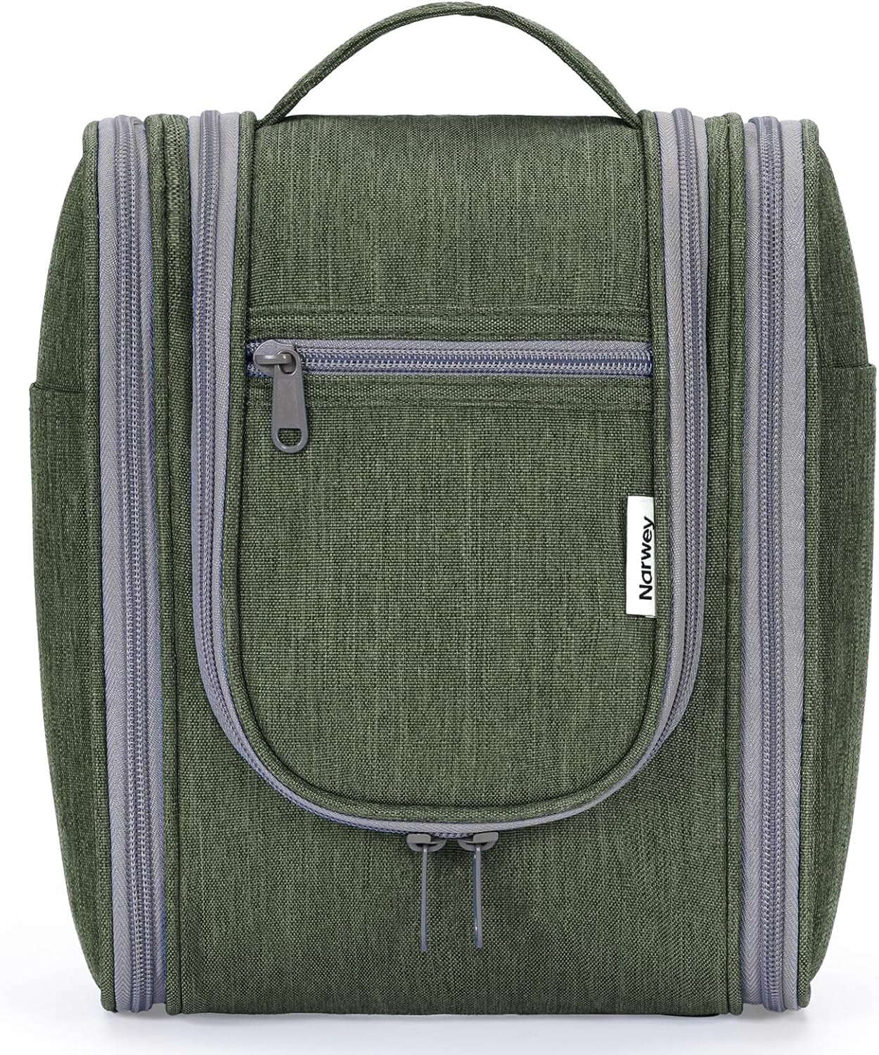 Travel Toiletry Bag - Small Hanging Cosmetic Organizer for Men & Women | Medium, Army Green