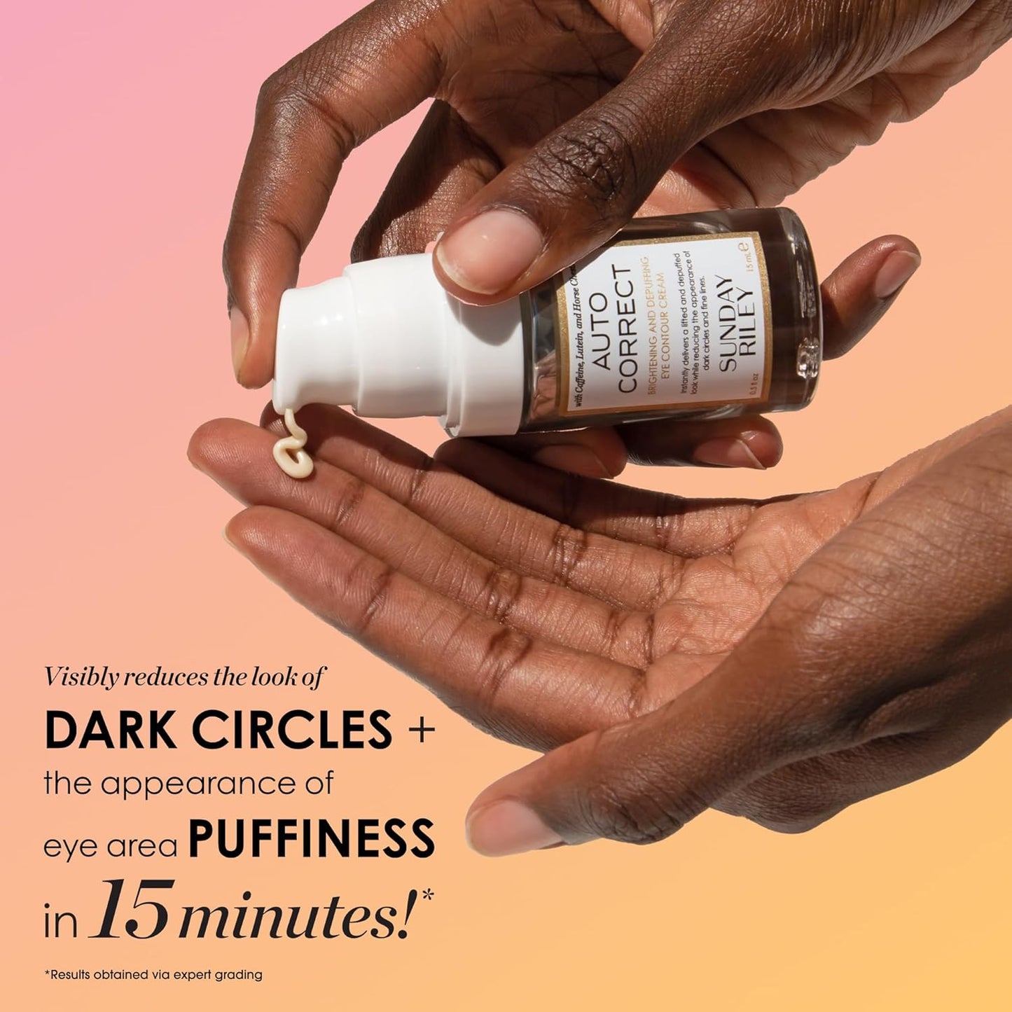 Auto Correct Eye Cream - Brightening & Firming Formula for Dark Circles | 0.5 oz