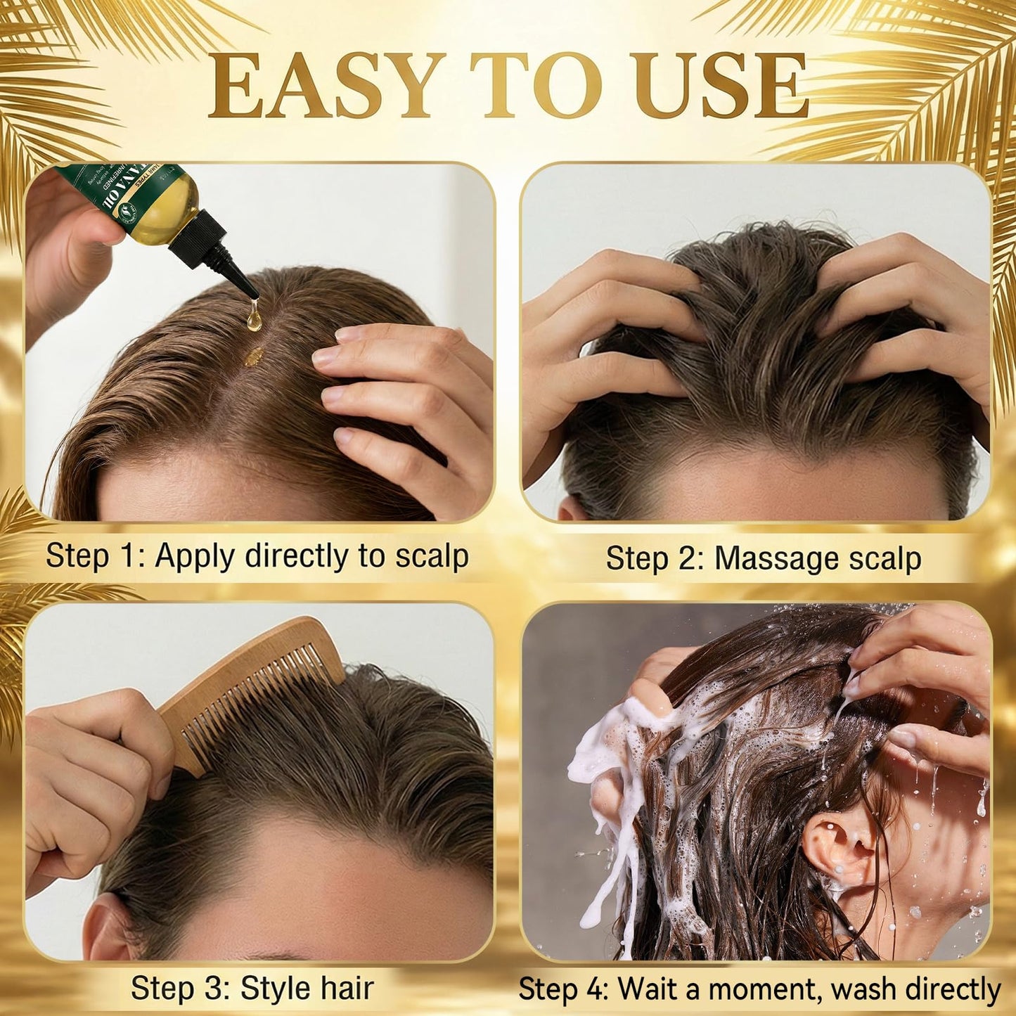 Paistely Batana Oil for Hair Growth, Raw Batana Oil, 100% Pure & Natural, Prevents Hair Loss, Deeply Nourishing Scalp for Thicker & Stronger Hair for Women & Men, 4.23Fl Oz (120ml)