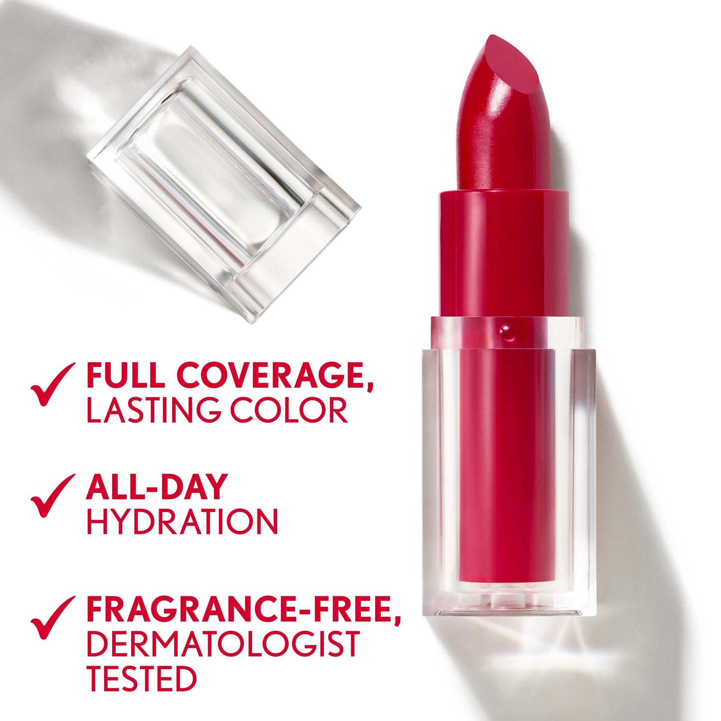 CoverGirl Clean Lip Color, Cocoa Whirl, Satin Finish, Squalane, Avocado & Aloe, Carmine-Free, Non-Drying, 0.12oz