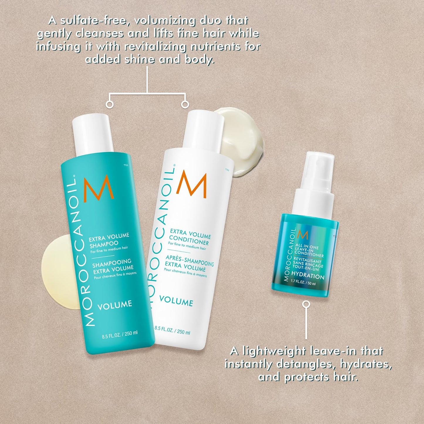 Moroccanoil Hair Volume Gift Set - Nourishing Treatment for Full, Lush Hair