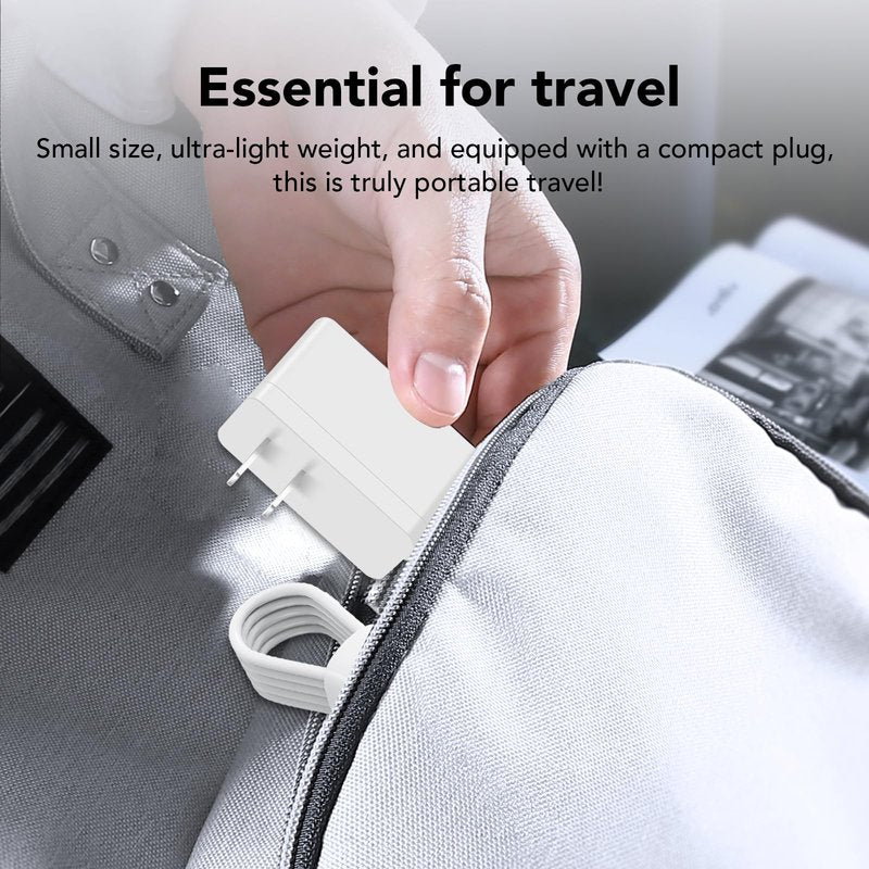 12V Charger Compatible with Levoit Core Mini Air Purifier LAP-C161-WUS LAP-C161-KUS LAPC161WUS LAPC161KUS, AC Adapter Power Supply Chargeing Cable PSU White