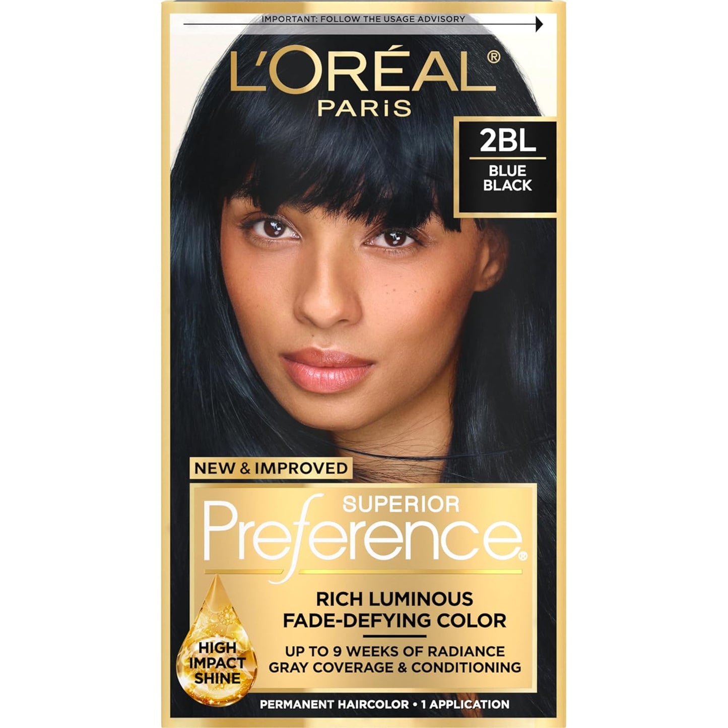 L'Oreal Paris Hair Color - Superior Preference Dark Ash Blonde 7A | Fade-Defying Permanent Dye for 9 Weeks of Radiance