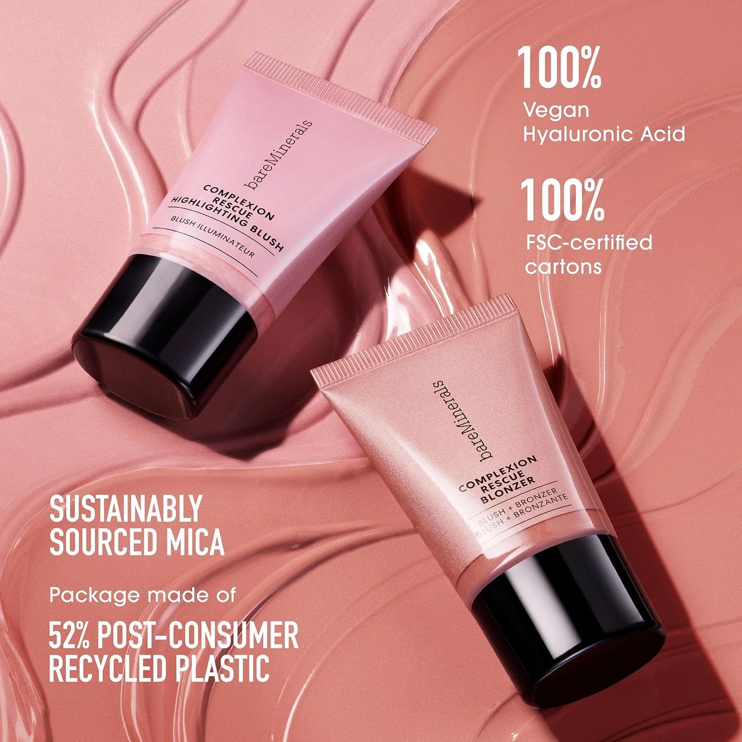 bareMinerals Complexion Rescue Liquid Blush & Highlighter - Buildable Gel-Cream Formula for All-Day Wear | Multi-Tasking Makeup