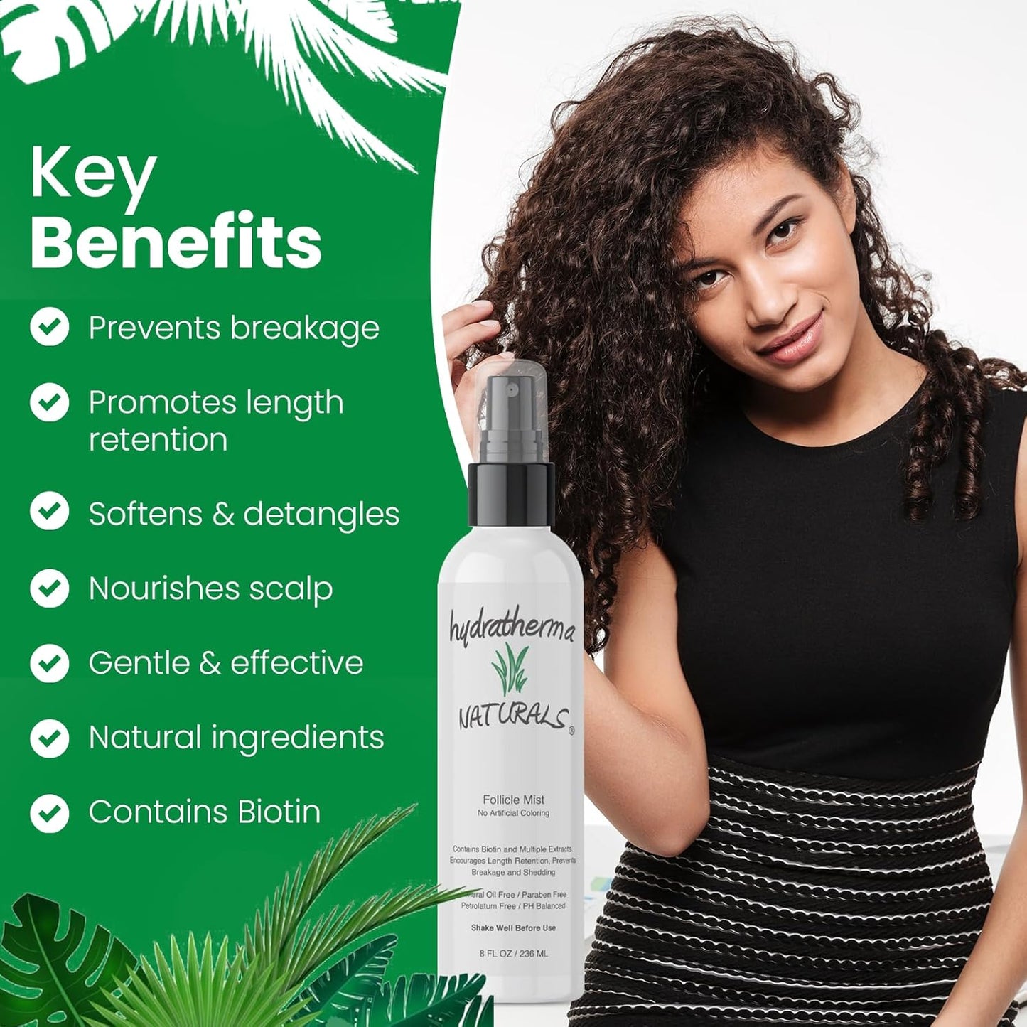 Hair Follicle Mist - Nourishing Scalp Treatment for Thicker Hair | 8 oz.