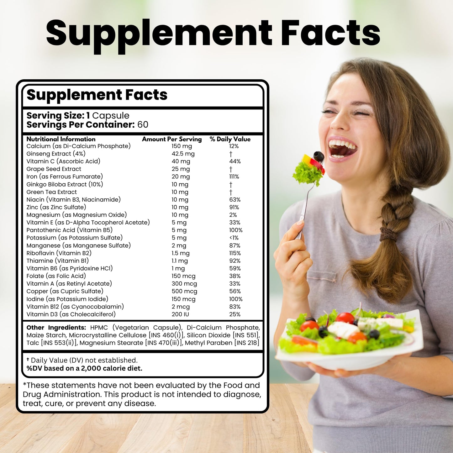 Original Lean Peak Advanced Pills Capsule, Advance Premium Official Leanpeak Formula, Natural Ingredients for Overall Health & Balanced Healthy Lifestyle | 60 Capsules Each Bottle (Pack of 5)