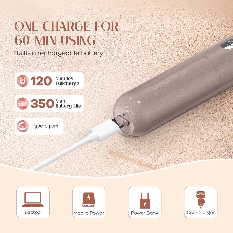 Epilator for Women, 2 in 1 Facial Hair Removal, Electric Lady Shaver with LED Light, Rechargeable Hair Removal Device for Legs, Face, Bikini & Arms, Smooth Epilator Trimmer Travel Kit Set