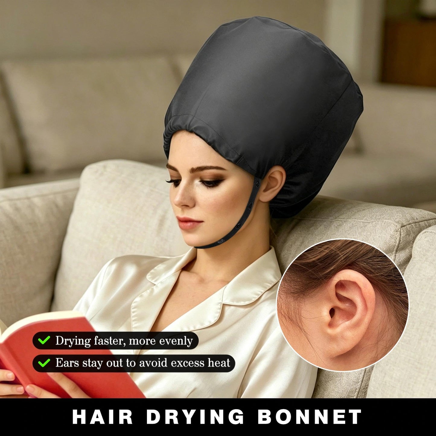 CFM - Hooded Hair Dryer Bonnet