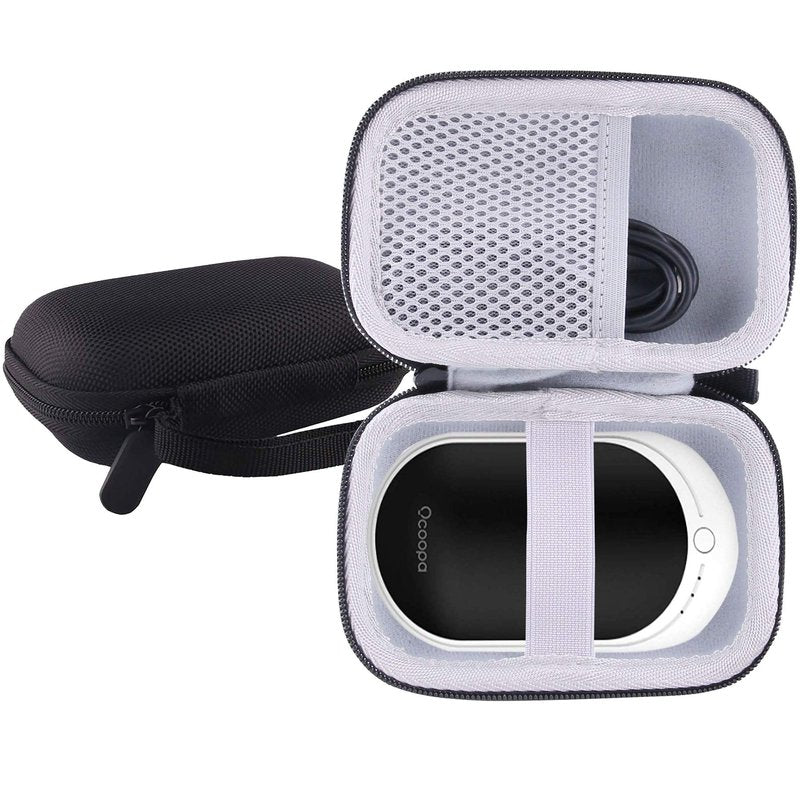 WERJIA Hard Carrying Case for OCOOPA/KARECEL/KAJURY Rechargeable Hand Warmers (black)