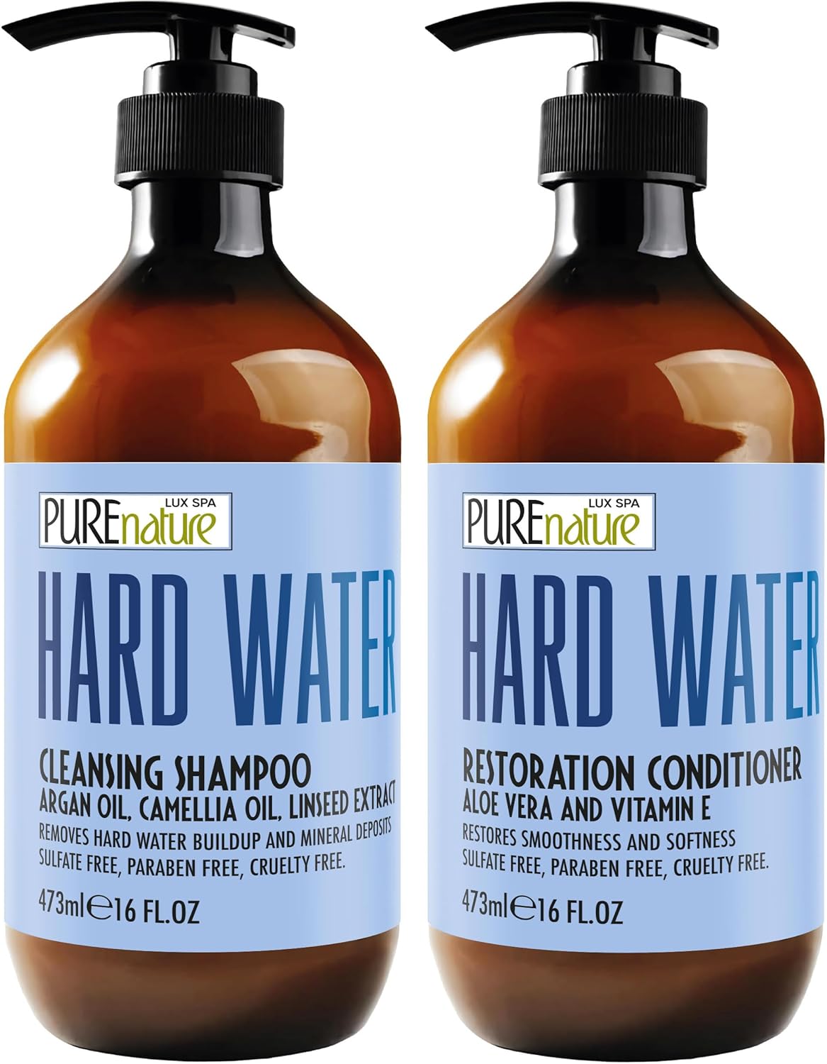 Tea Tree Oil Shampoo & Conditioner Set - Sulfate & Paraben Free | Anti-Dandruff Treatment for Oily Hair & Itchy Scalp