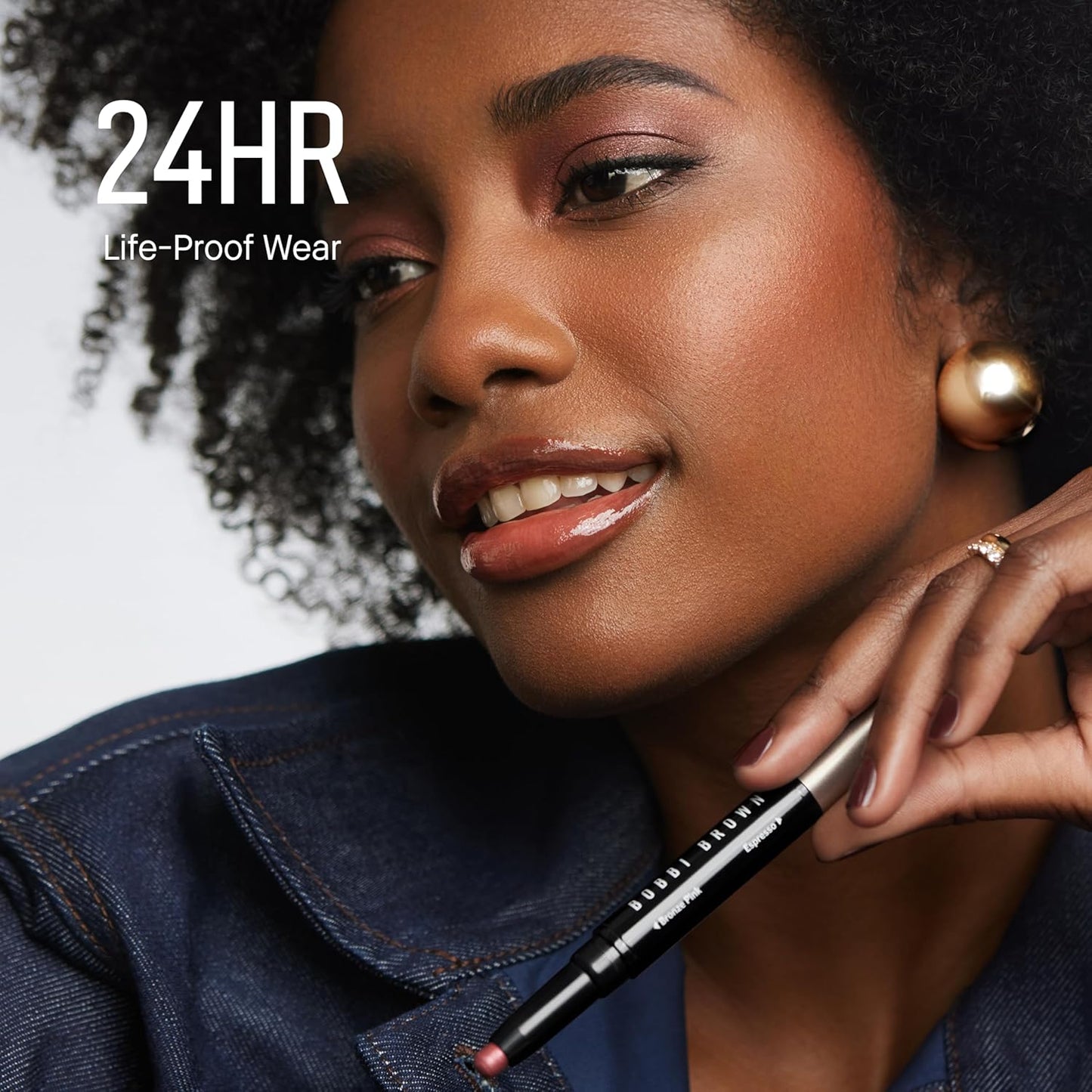 Bobbi Brown Dual-Ended Cream Eyeshadow Stick - 24-Hour Long-Wear | Effortless Application, 0.06 Ounce