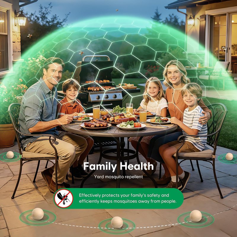36 Balls Mosquito Repellent Outdoor Patio, Mosquitoes Deterrent for Yard, Mosquito Repellent Ball, Indoor Mosquito Control, Keep Mosquito Away