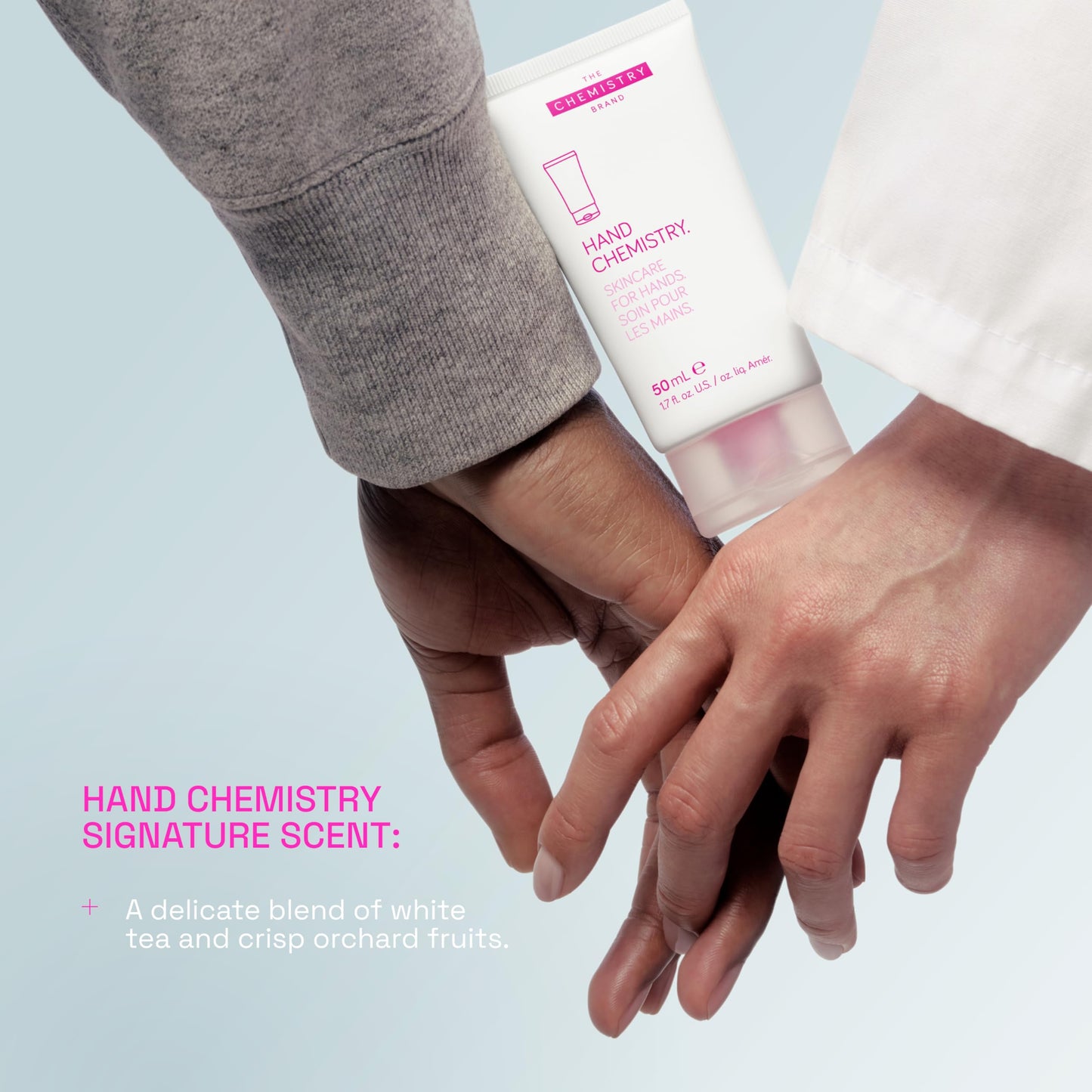 The Chemistry Brand Hand Cream, Hand Chemistry Multi-Functional Lotion for Aging, Brightening, Softening, Dry Cracked Hands, Non Greasy, 3.4 Fl Oz