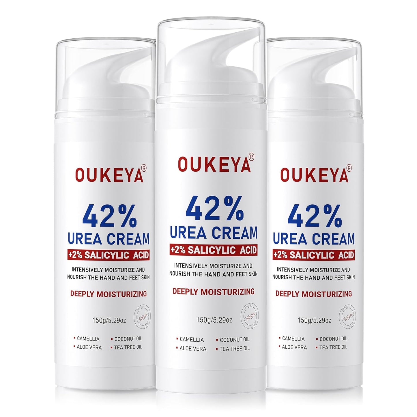 Urea Cream 42% with 2% Salicylic Acid - Moisturizing Foot Cream for Dry, Rough Skin | 5.29 Oz