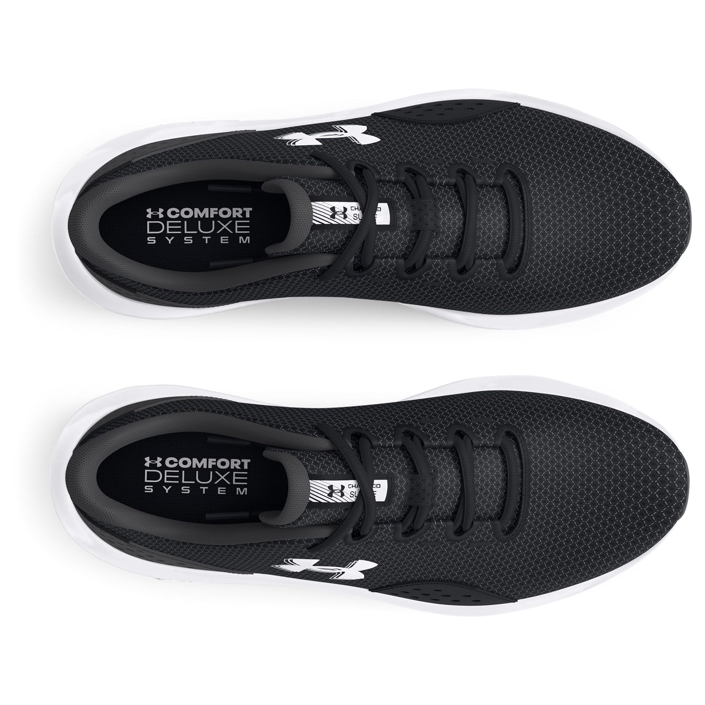 Under Armour Men's Charged Surge 4, (001) Black/Anthracite/White, 11, US