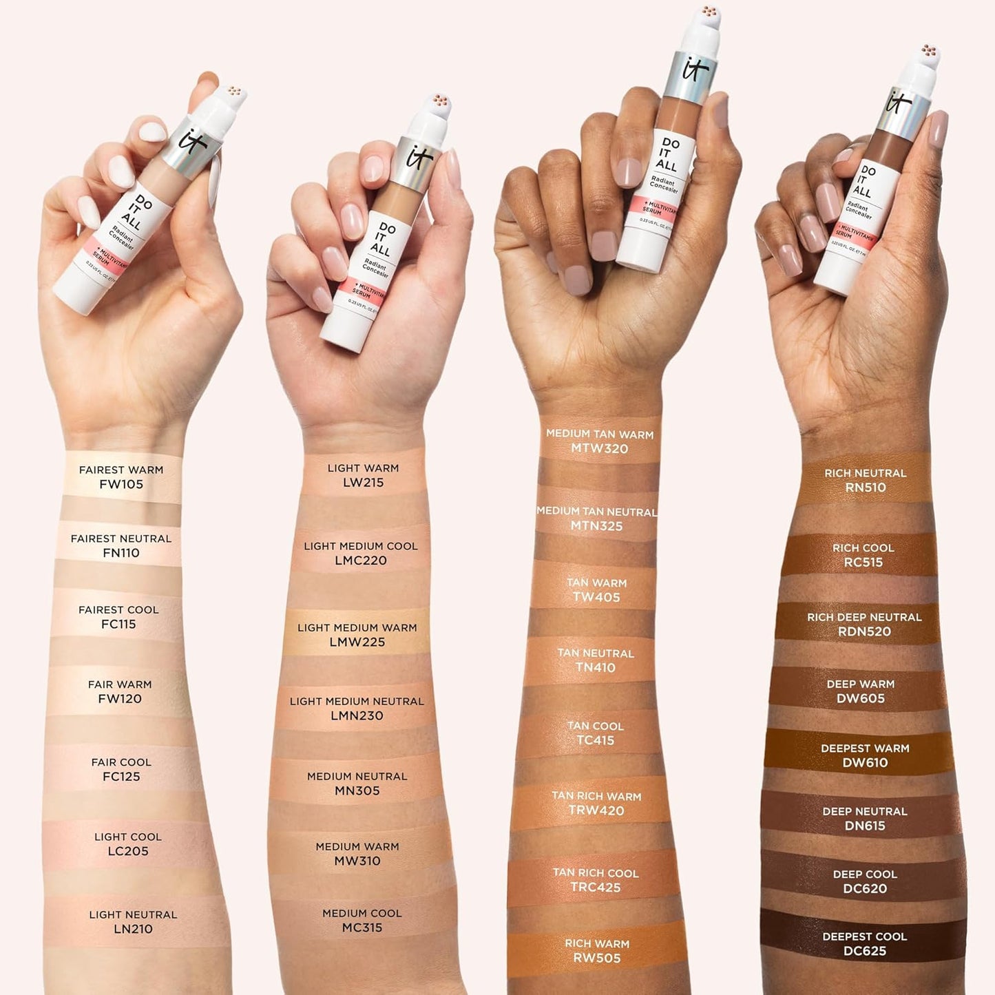IT Cosmetics Radiant Concealer - Hydrating & Brightening Formula | Creaseless Medium Coverage, 0.2 Fl Oz
