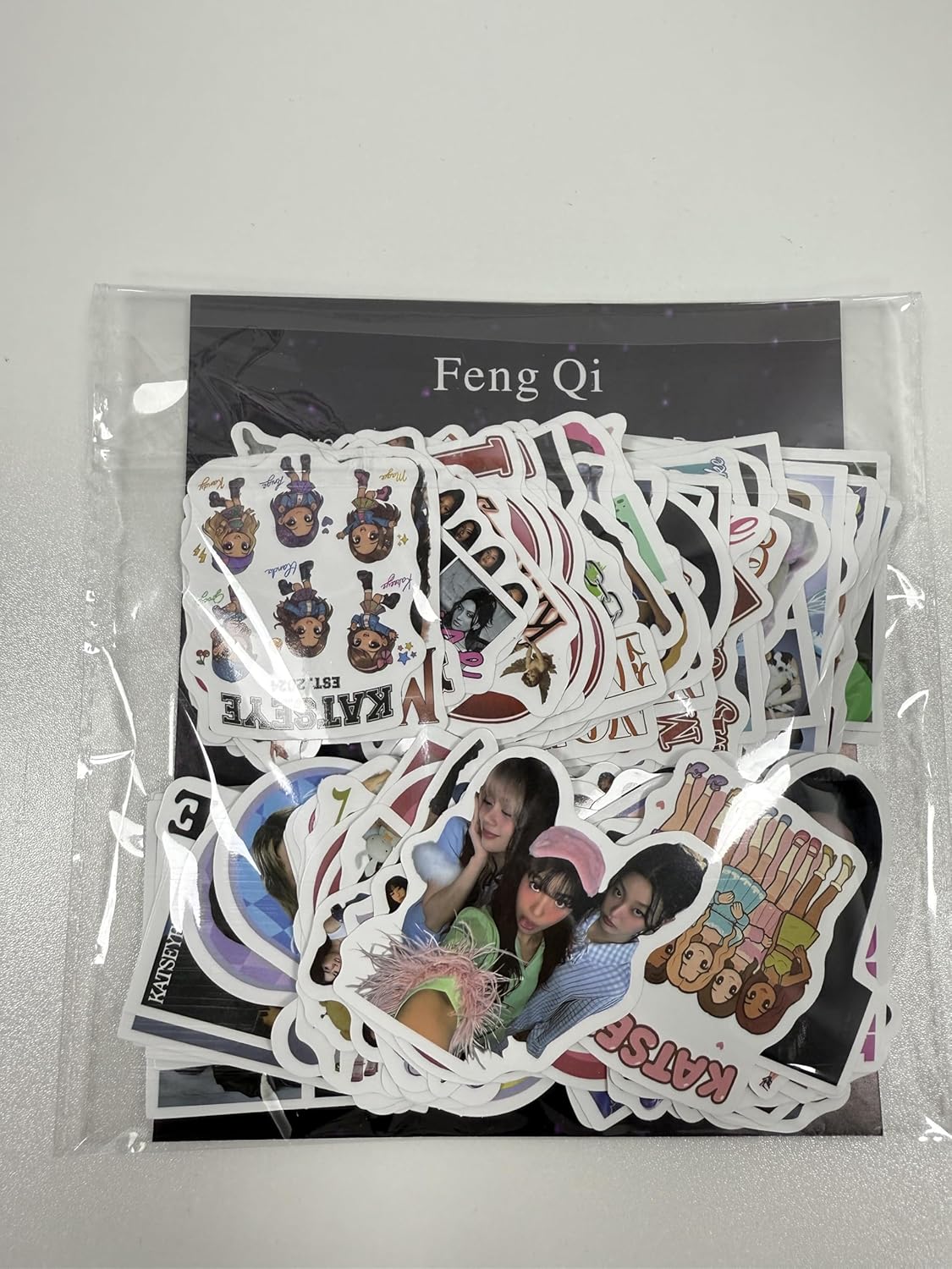 120 PCS Waterproof Vinyl Katseye Stickers | Pop Korean Girls Decals for Laptops, Water Bottles, Phones & More
