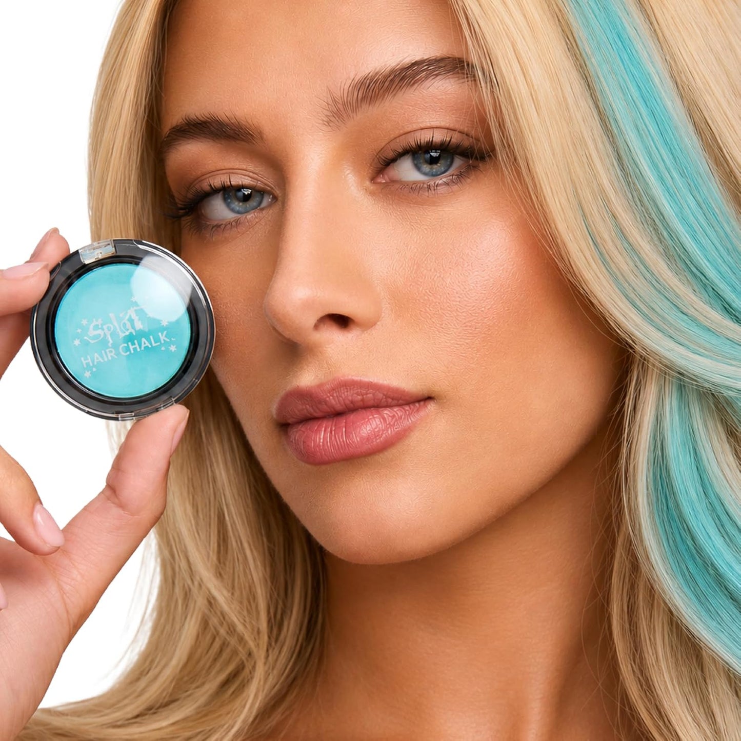 Mint Candy Hair Chalk - Vibrant Temporary Hair Color for Fun Styles
