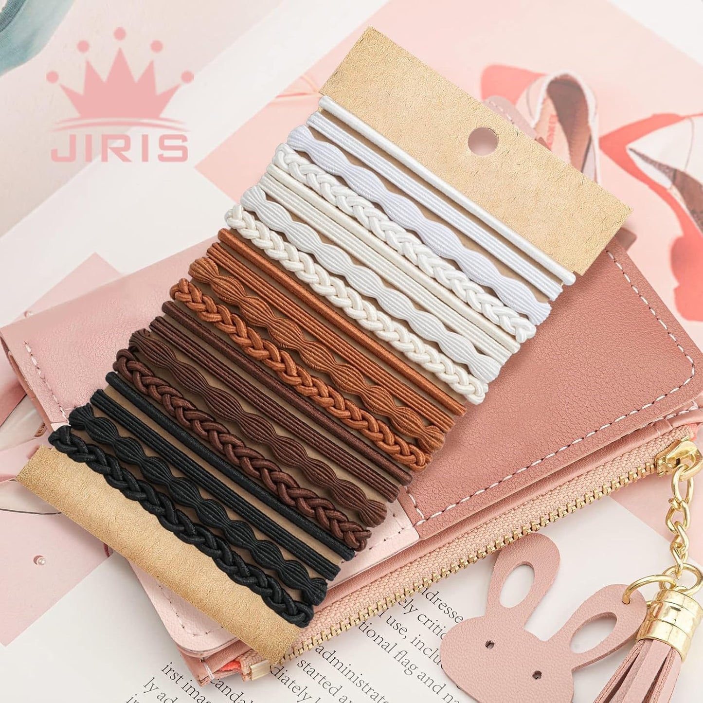 Boho Hair Ties - 20PCS No-Damage Elastic Ponytail Holders | Perfect for Thick or Thin Hair