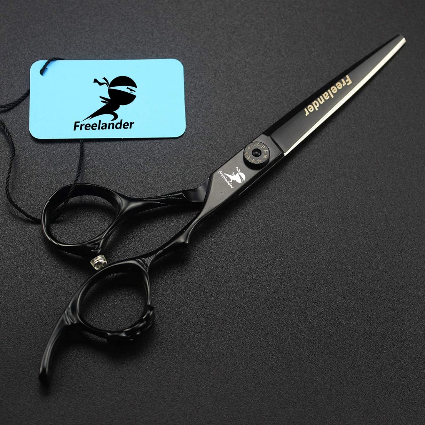 Professional Hair Cutting Scissors - 6.0 Inch Japan 440C Shears for Blending, Thinning & Texturizing