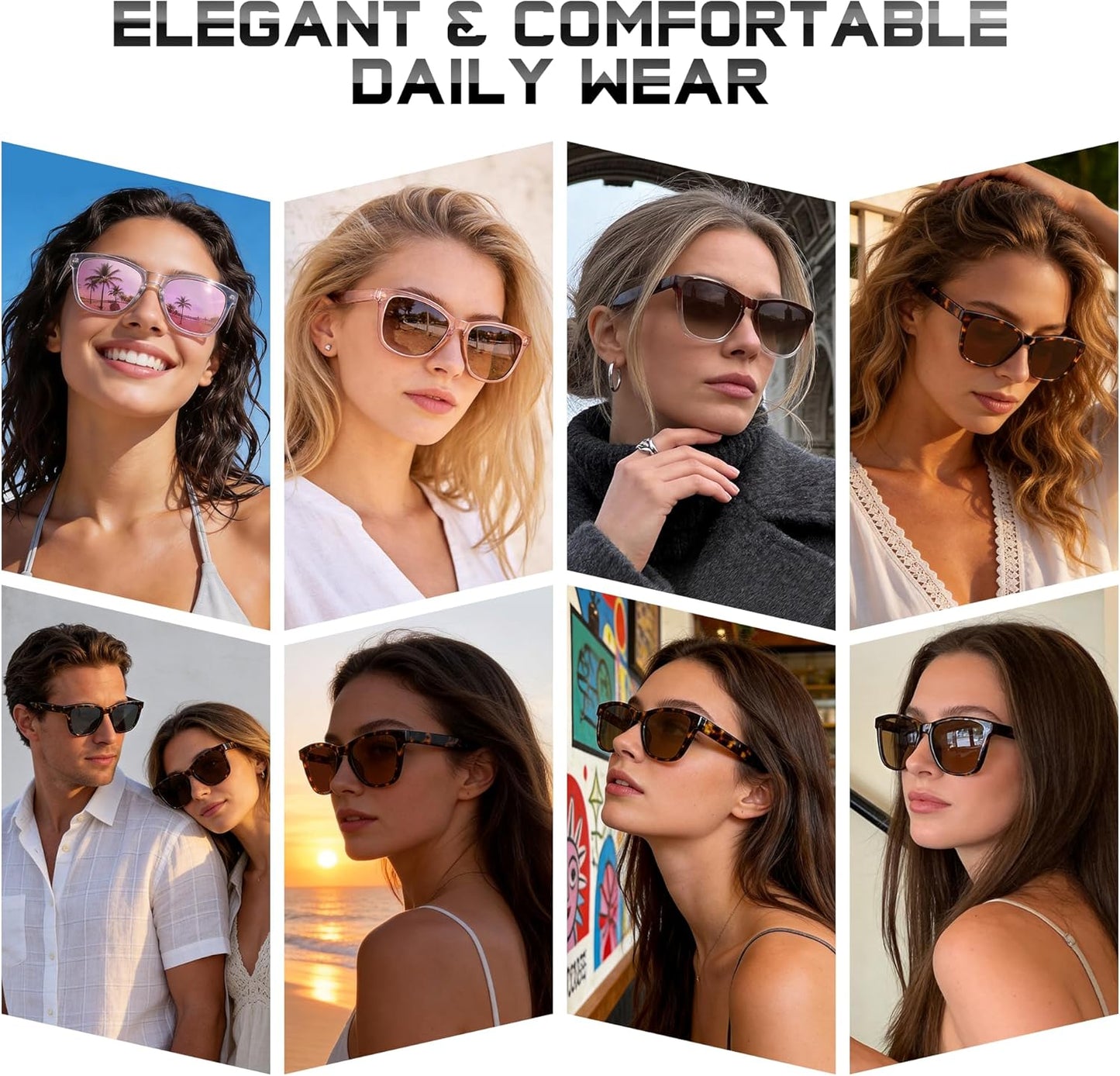 Polarized Women's Sunglasses - Trendy Mirrored UV Protection | Stylish Designer Shades