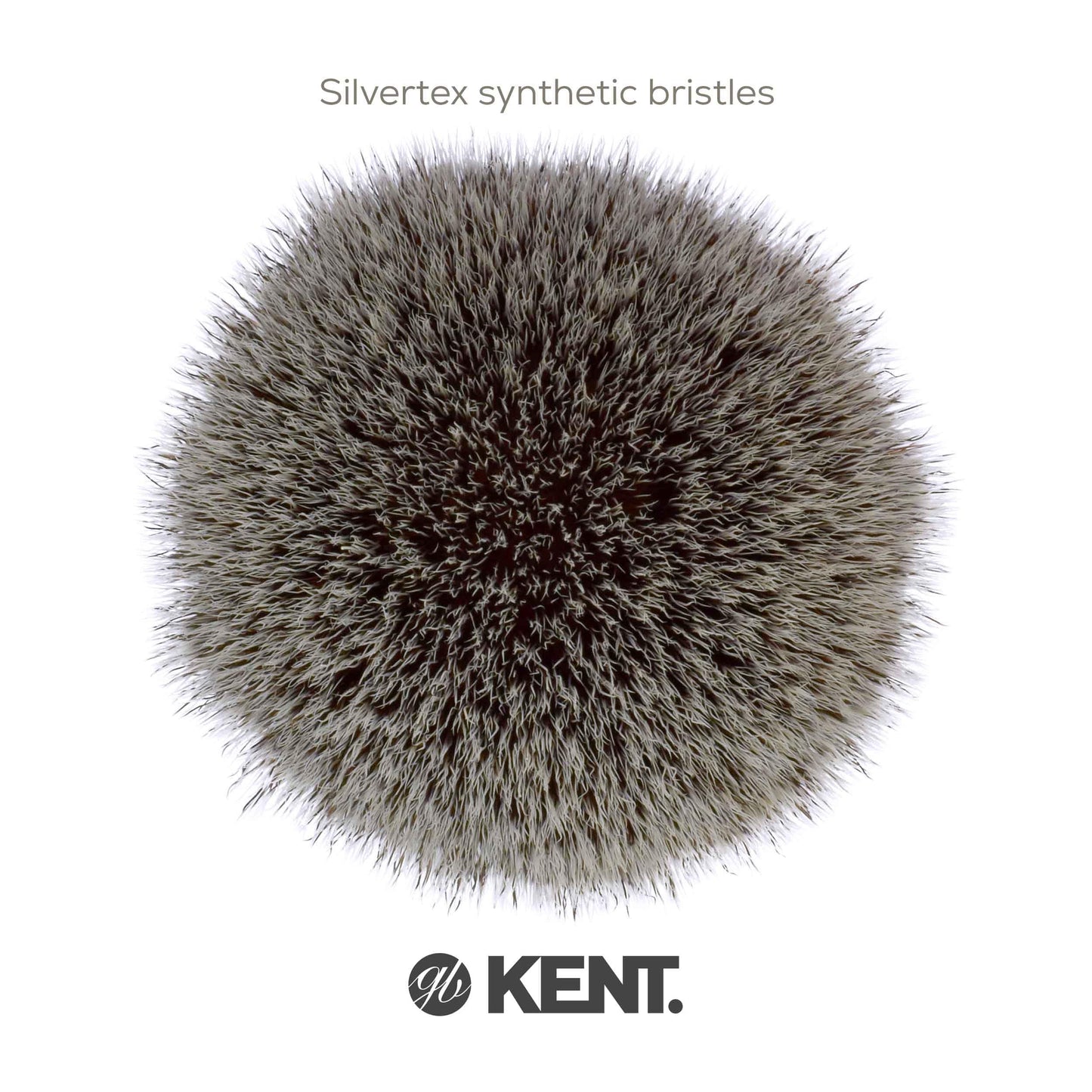 Kent BLK4S Shaving Brush with Ultra-Soft Silvertext Synthetic Bristles and Black Resin Handle to use with Shave Cream or Soap for a Perfect Lather. Luxury Shaving Since 1777, Made in England