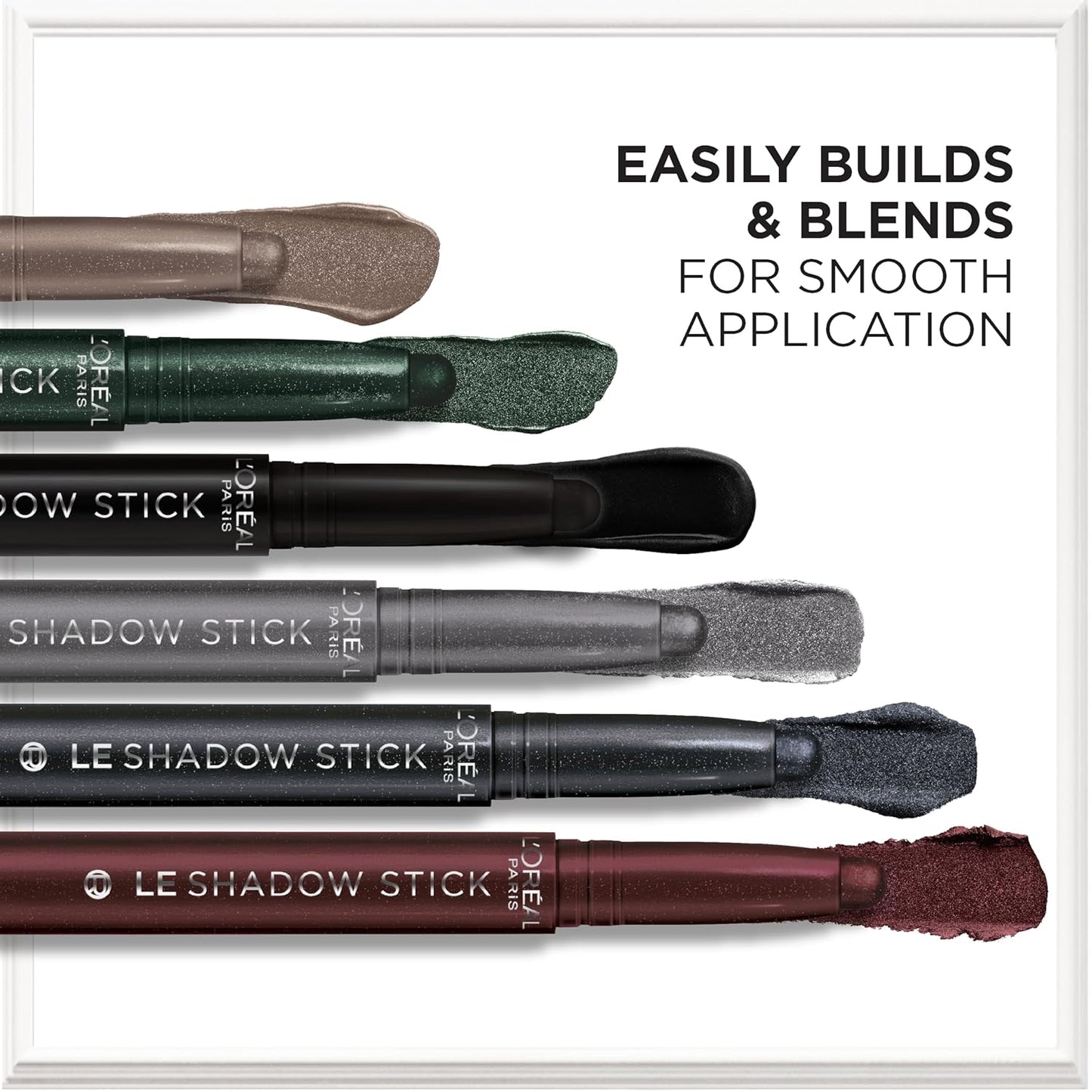 L'Oreal Paris Le Shadow Stick Eyeshadow - Blendable, Smudge-Resistant Cream in 250 Celestial Taupe