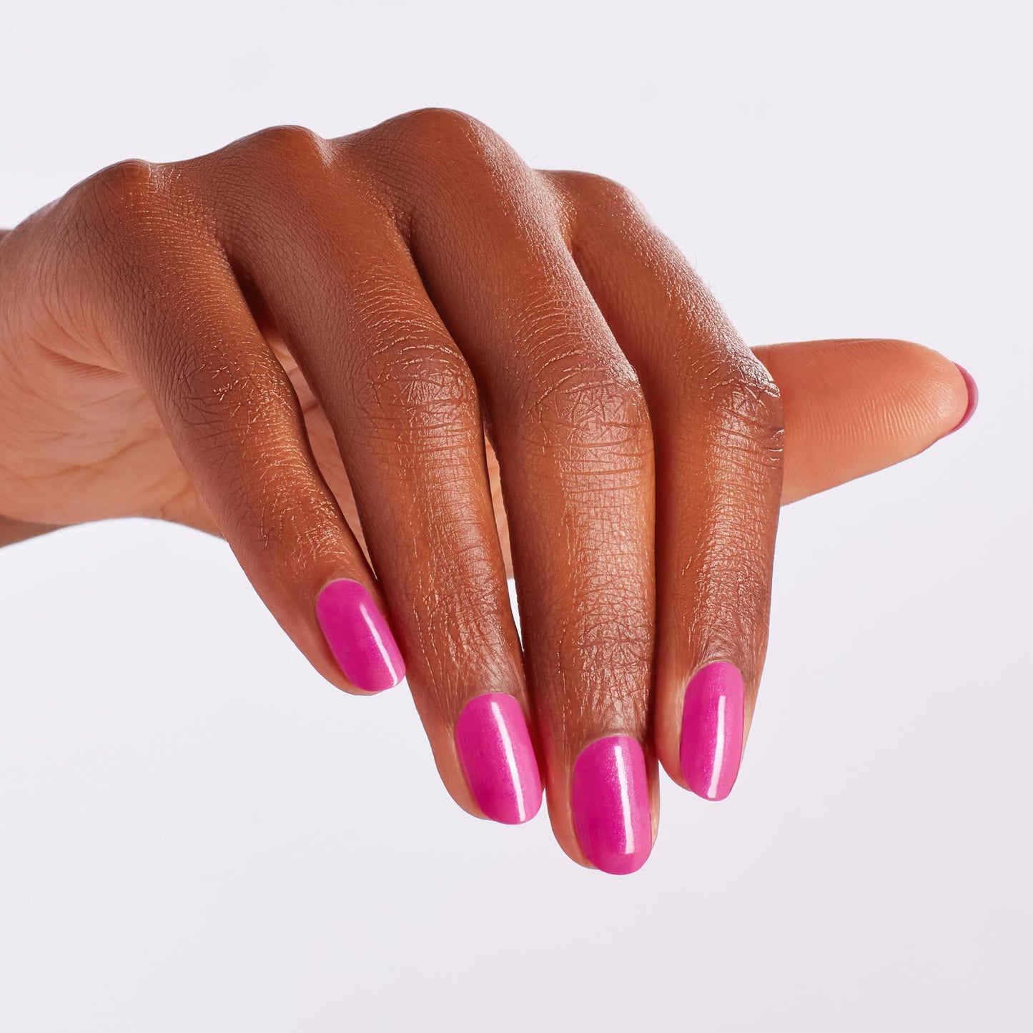 OPI Nail Lacquer Telenovela Me About It | Opaque Bright Pink Pearl Chip Resistant Nail Polish | Mexico City Collection