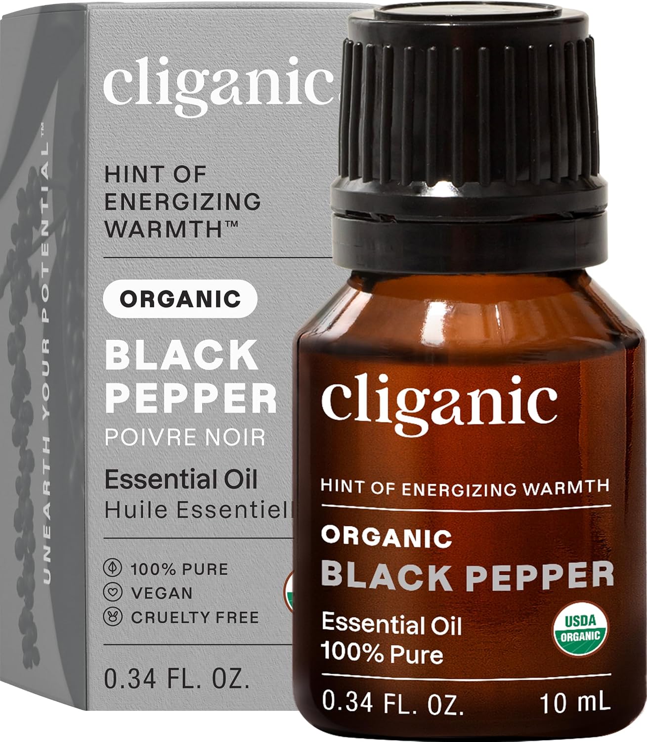 Cliganic Organic Lavender Essential Oil - 100% Pure Aromatherapy Oil | Non-GMO, 15ml