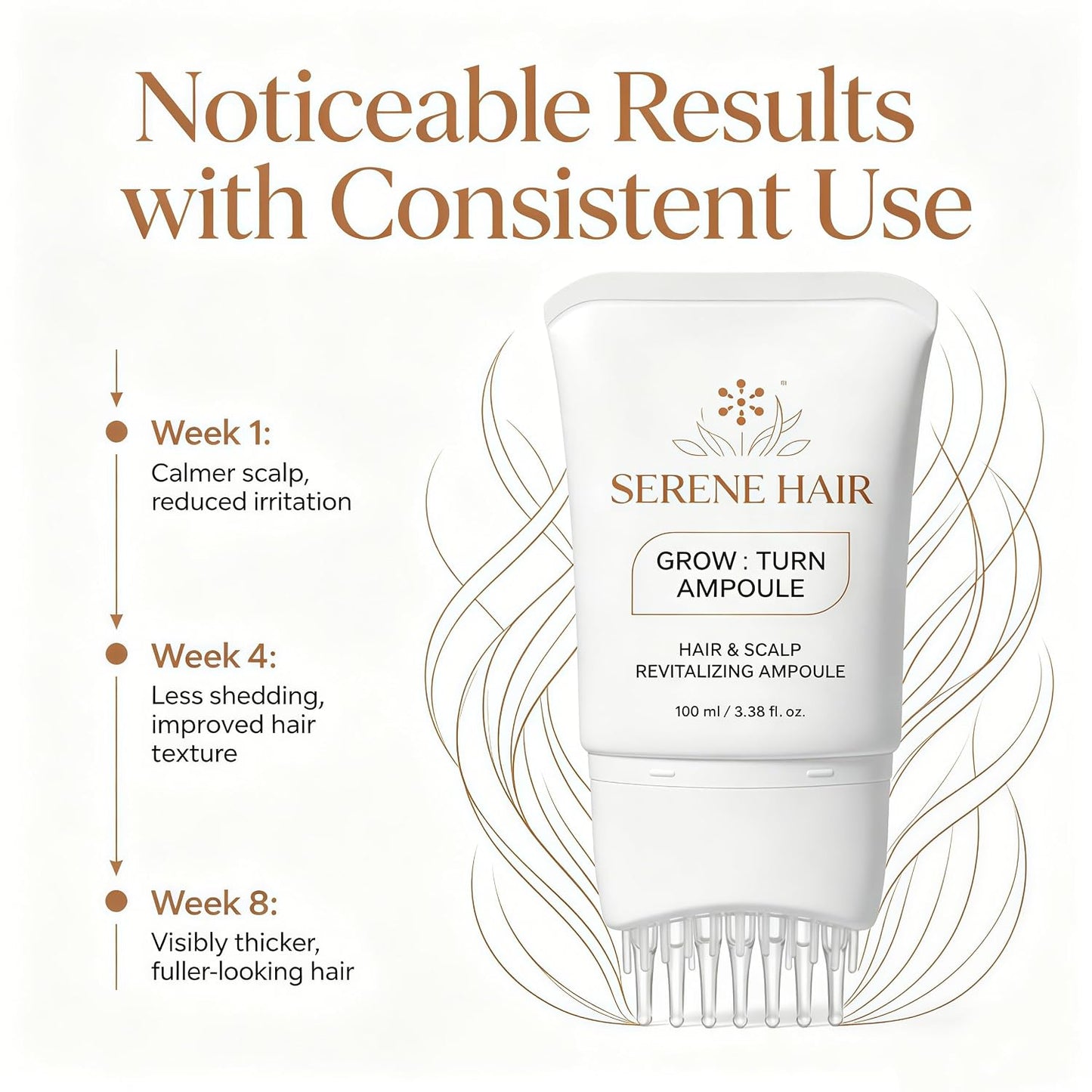 Korean Hair Growth Serum - Revive & Nourish Thinning Hair | 3.38 Fl Oz