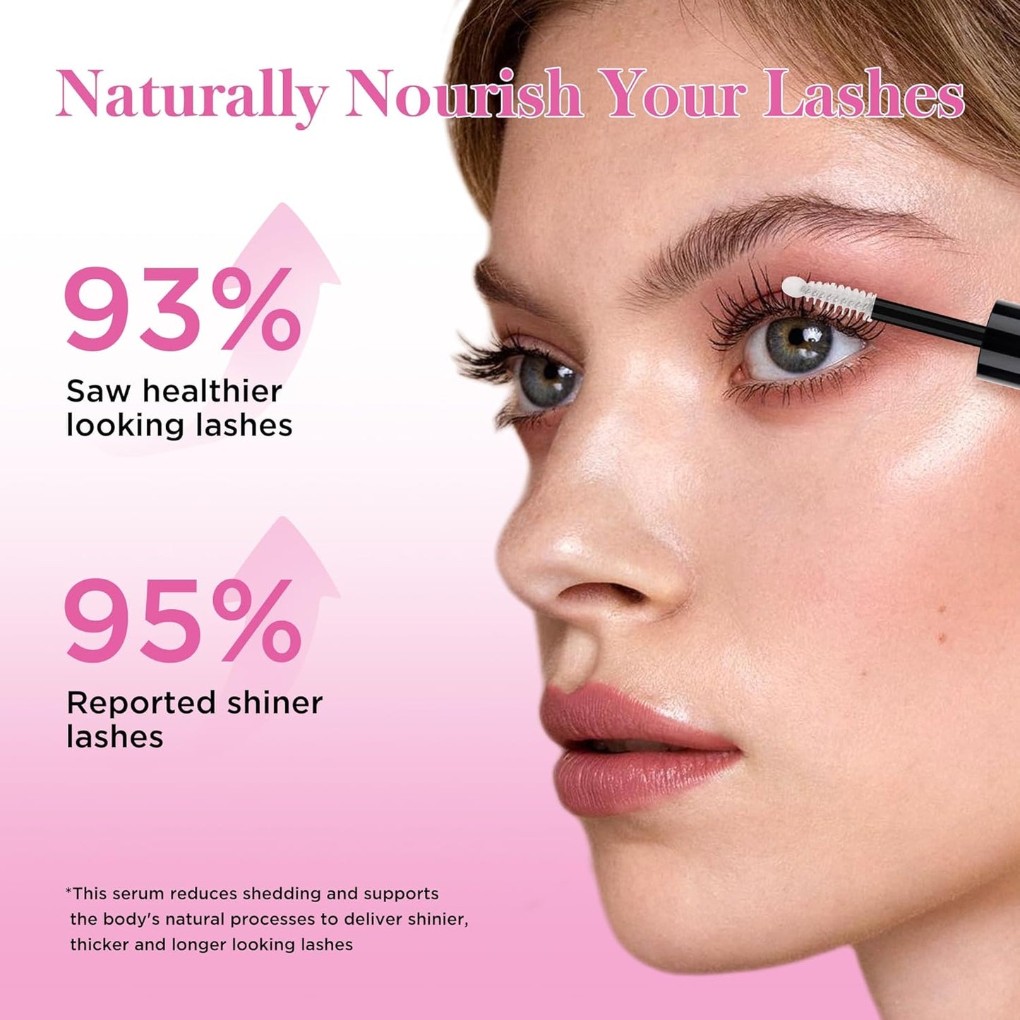 Lash Glue Remover & Essential Serum - Organic Castor Oil for Longer, Thicker Lashes | Non-Irritating for Sensitive Eyes