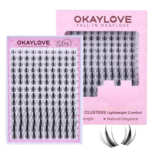 Manga Lash Clusters - Spiked DIY Eyelash Extensions | 140pcs CC Curl, 8-18mm Length
