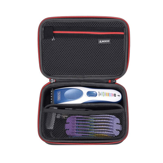 RLSOCO Hard Case for Wahl Color Pro Cordless Rechargeable Hair Clipper & Trimmer - Model 9649 | Compact Design with YKK Zipper & Scratch Protection (Case Only)