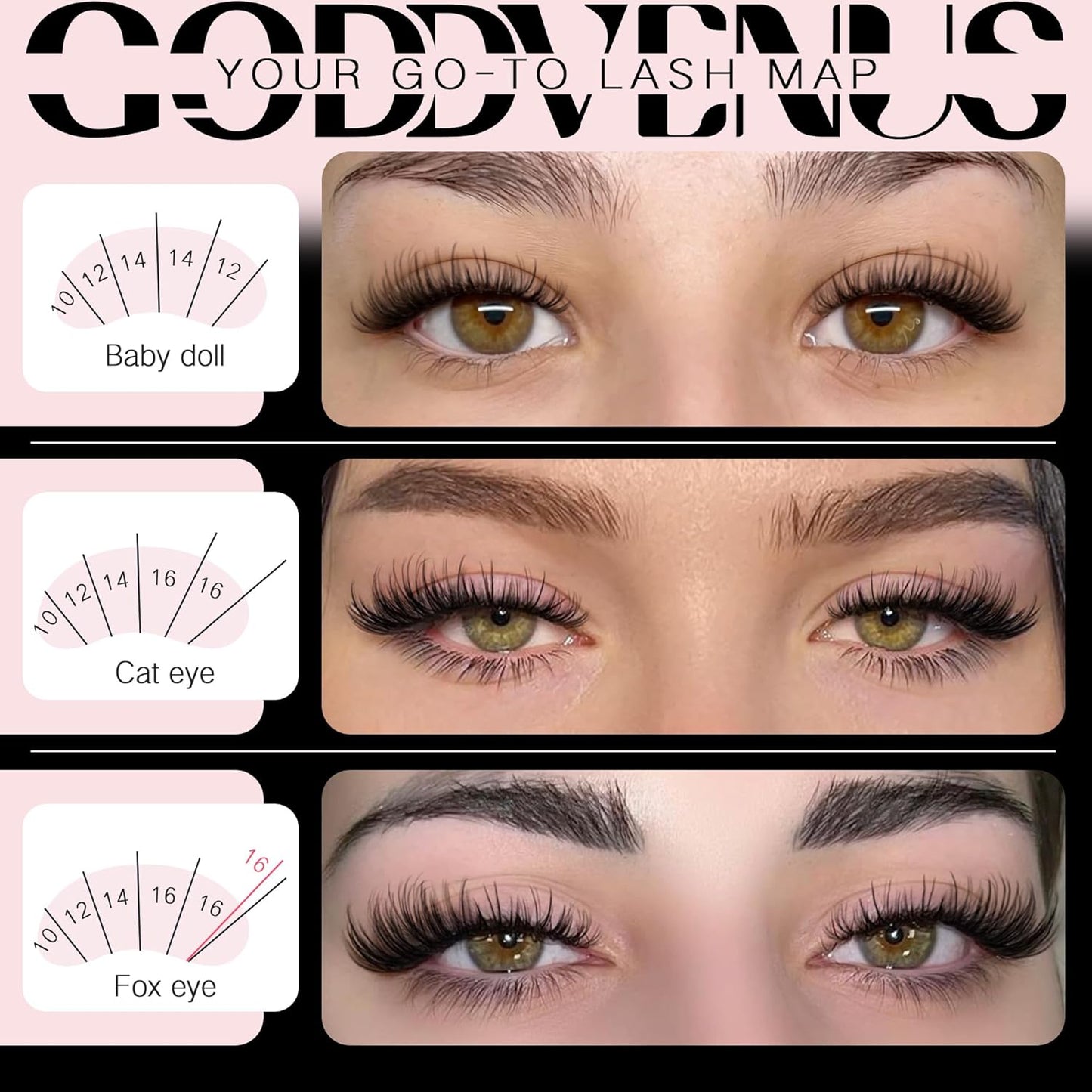 Plush Lash Clusters Kit - Natural Wispy Eyelash Extensions for DIY Home Use | D Curl Individual Lashes with Waterproof Bond