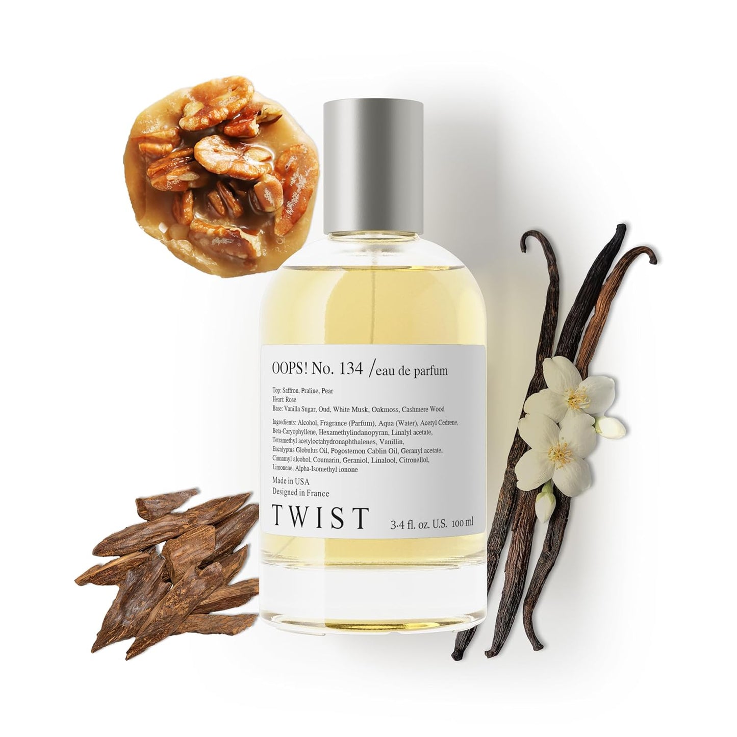 Eau De Parfum Inspired by Burberry Her - Long-Lasting Strawberry & Vanilla Fragrance Spray | 100 ml | Vegan & Clean Ingredients