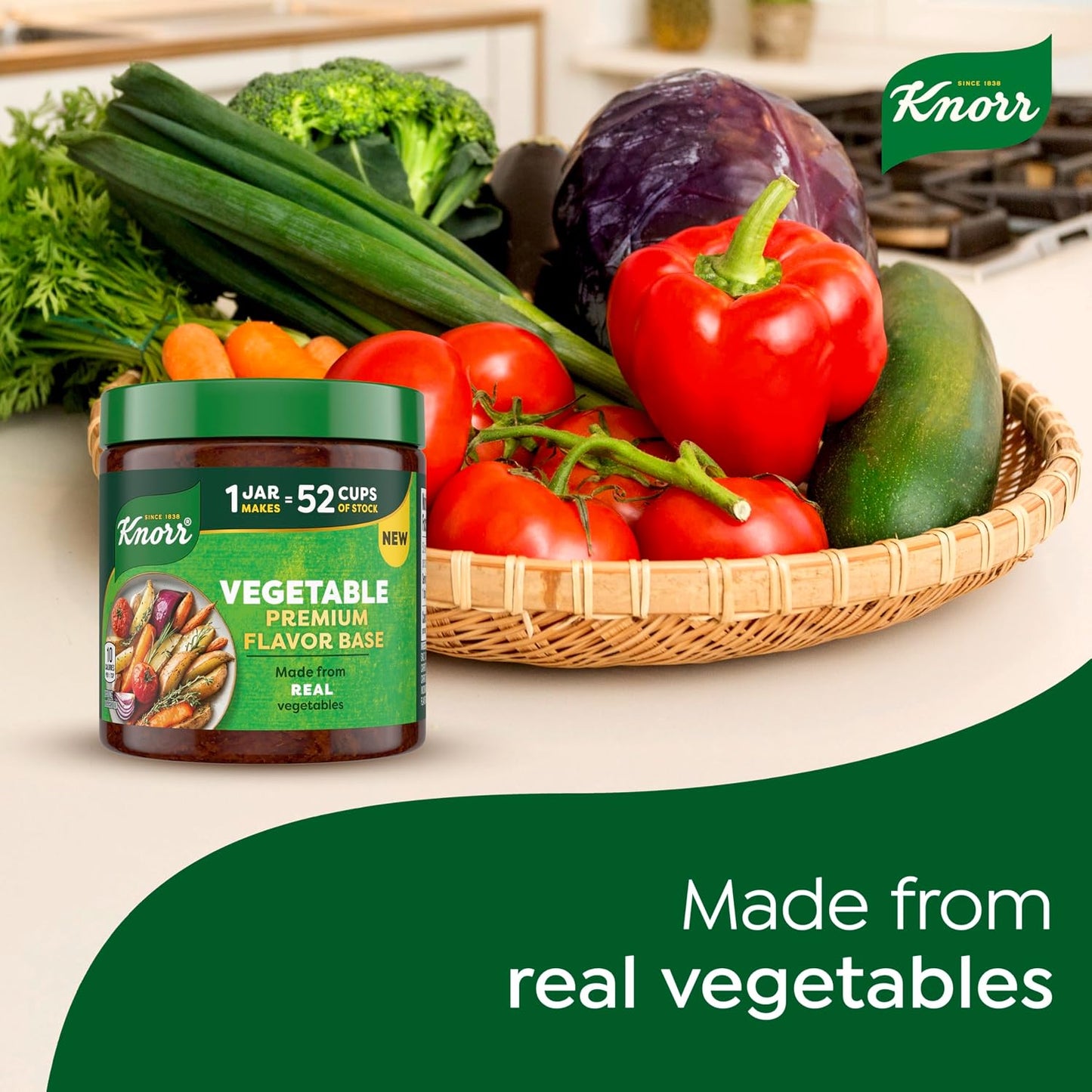 Knorr Premium Vegetable Flavor Base - Versatile Cooking Ingredient | 11 Oz