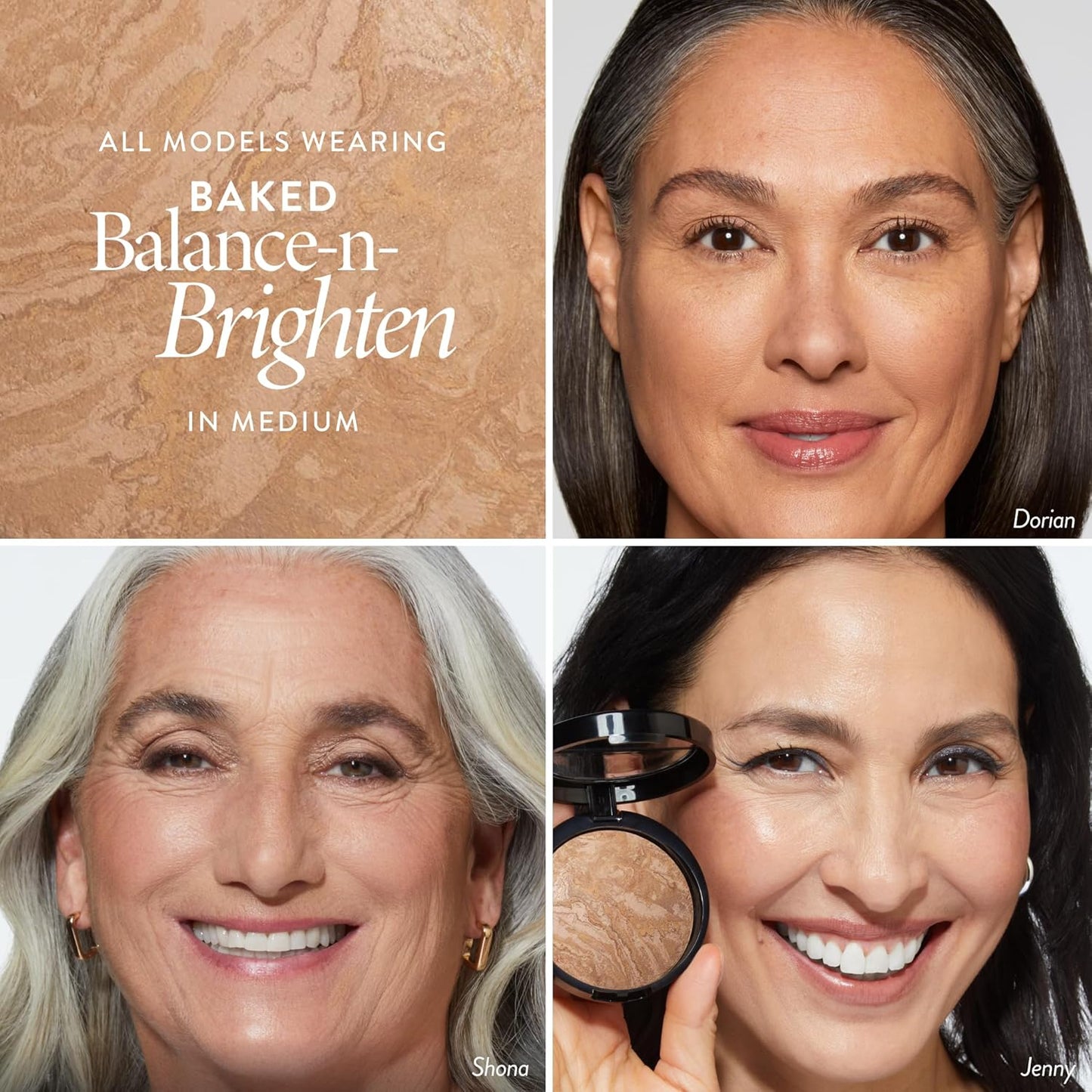 Laura Geller Baked Starter Kit | Tuscan Dreams Powder Foundation & Kabuki Brush Set - Medium