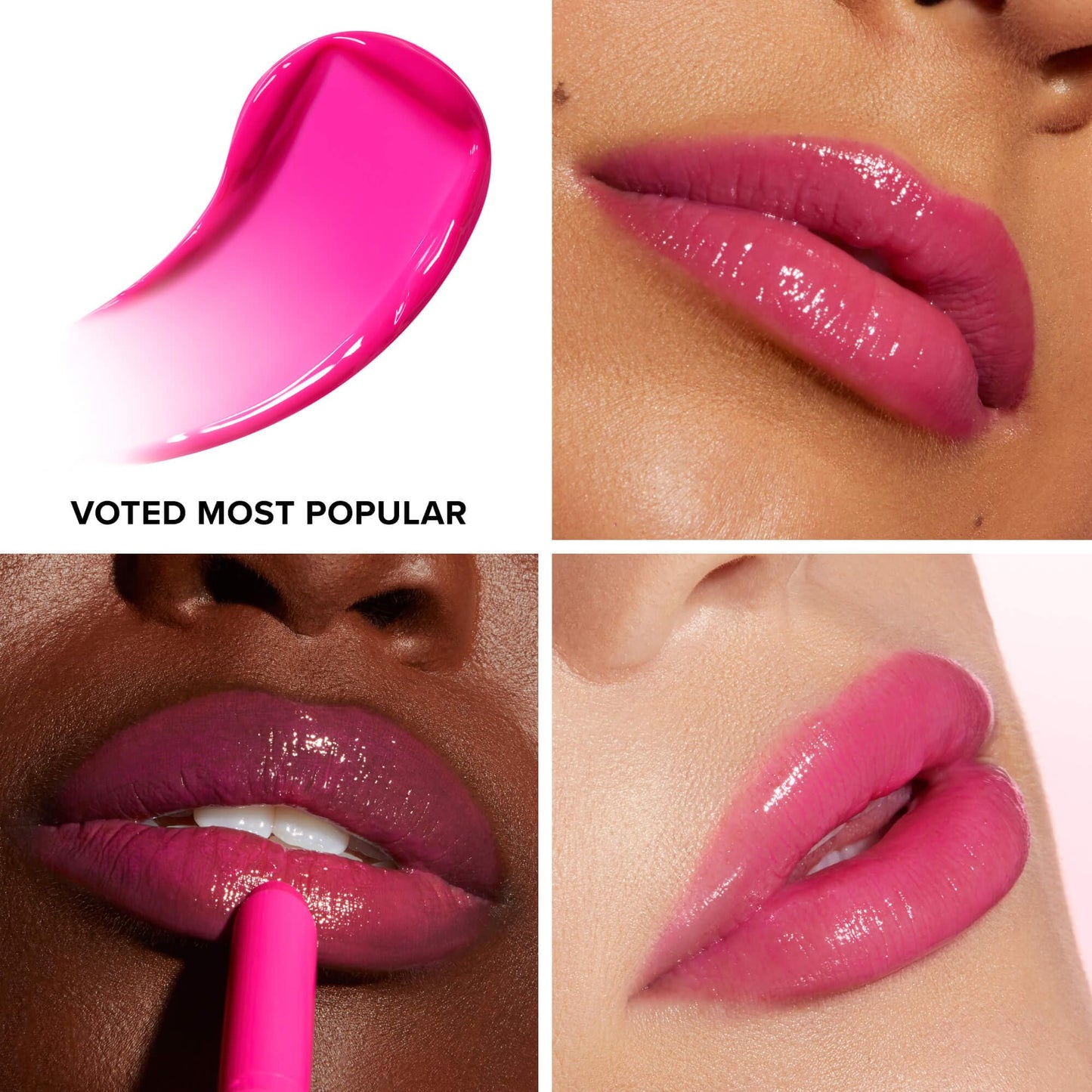 Too Faced Lip Injection Extreme Plumping Clicks | Hydrating, Sheer-To-Medium Buildable Coverage, Lip Plumper with Click Applicator, 0.05 Ounce, Voted Most Popular