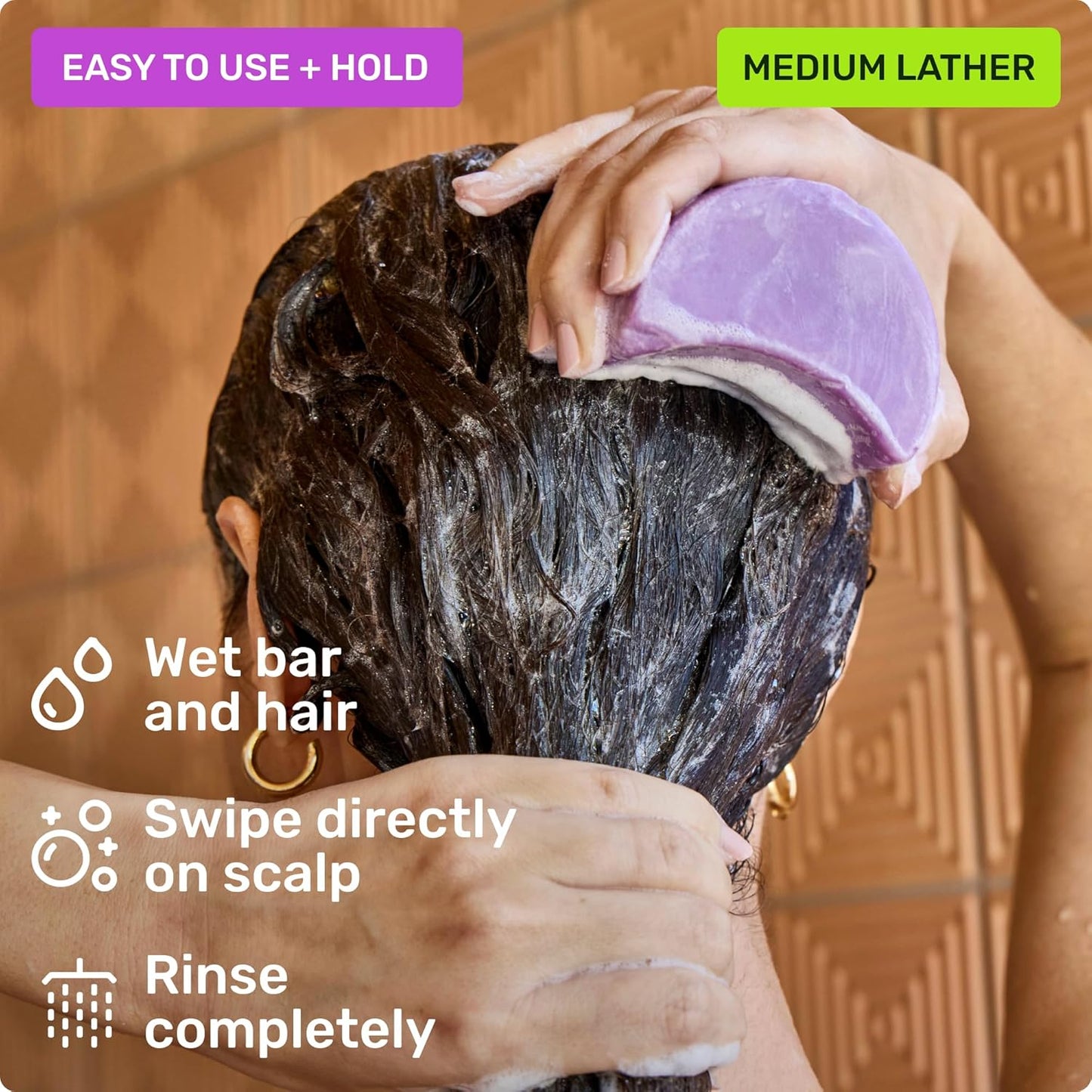 Ethique Smoothing Shampoo Bar for Frizzy Hair - Coconut Butter, Plastic-Free, Vegan | 3.88 oz
