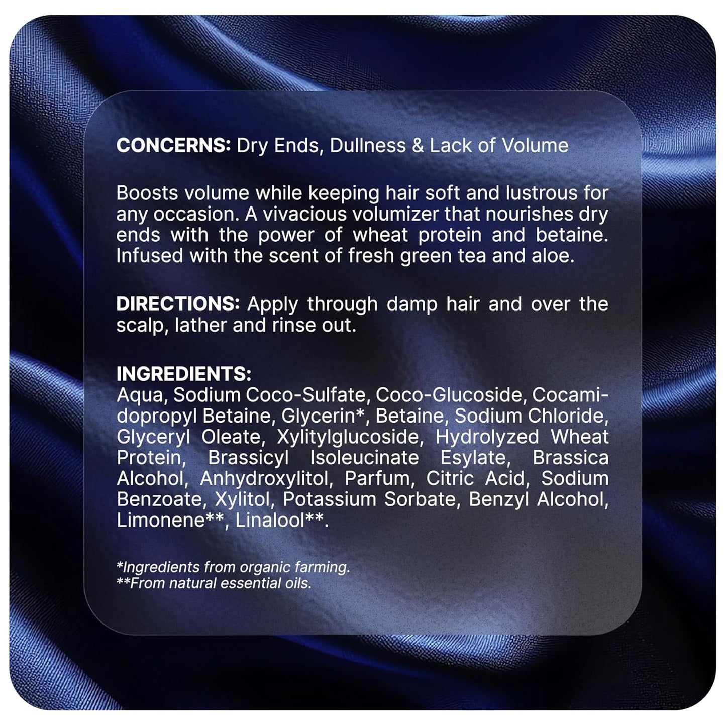 Volumizing Shampoo for Thinning Hair – Sulfate-Free Formula with Wheat Protein & Aloe | 9.81 Fl Oz
