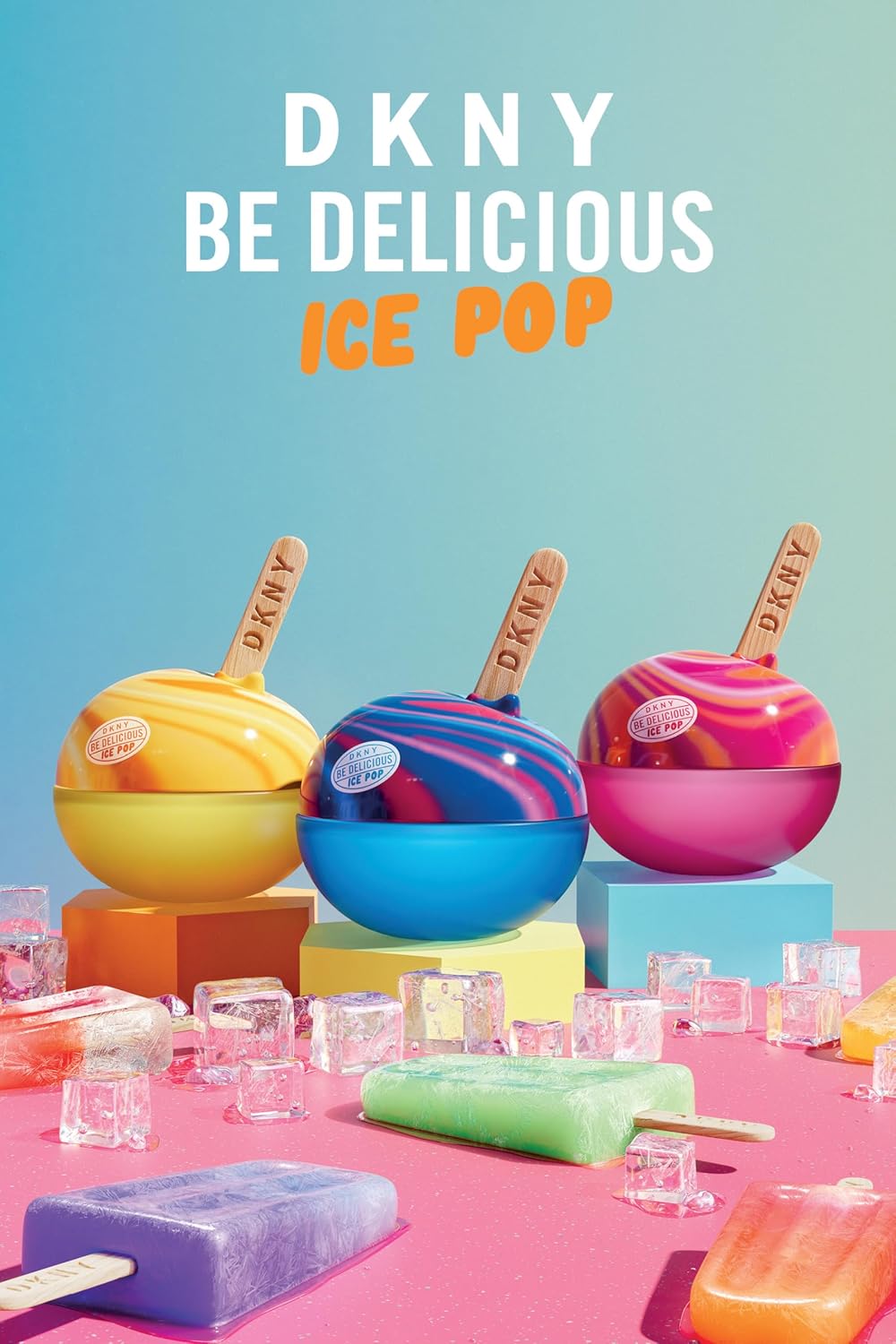 Be Delicious Ice Pop Eau de Parfum for Women - Refreshing Citrus Splash, 1.7 Fl. Oz.