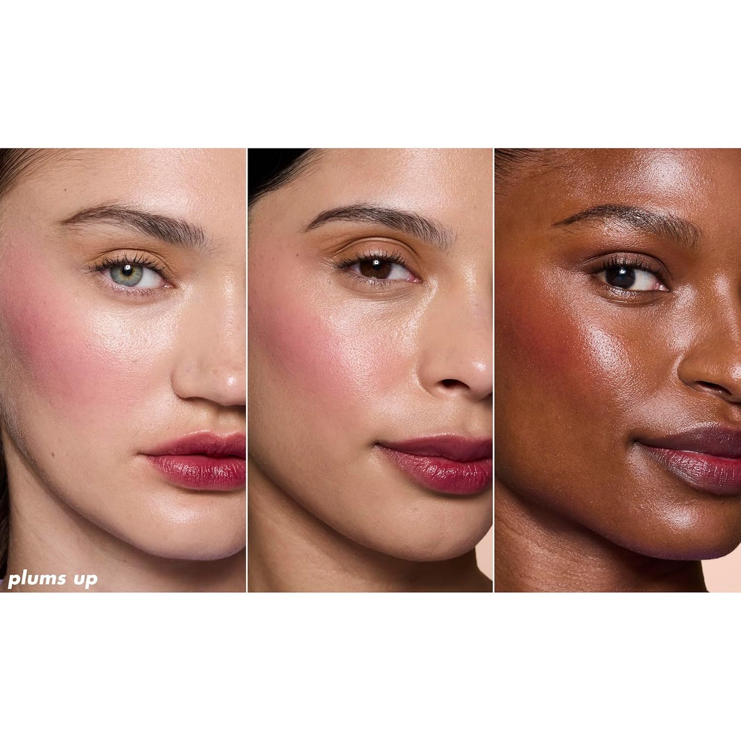 e.l.f. Sheer For It Blush Tint - Multi-Use Vegan Lip & Cheek Makeup for Natural Flush | Long-Lasting, Plums Up