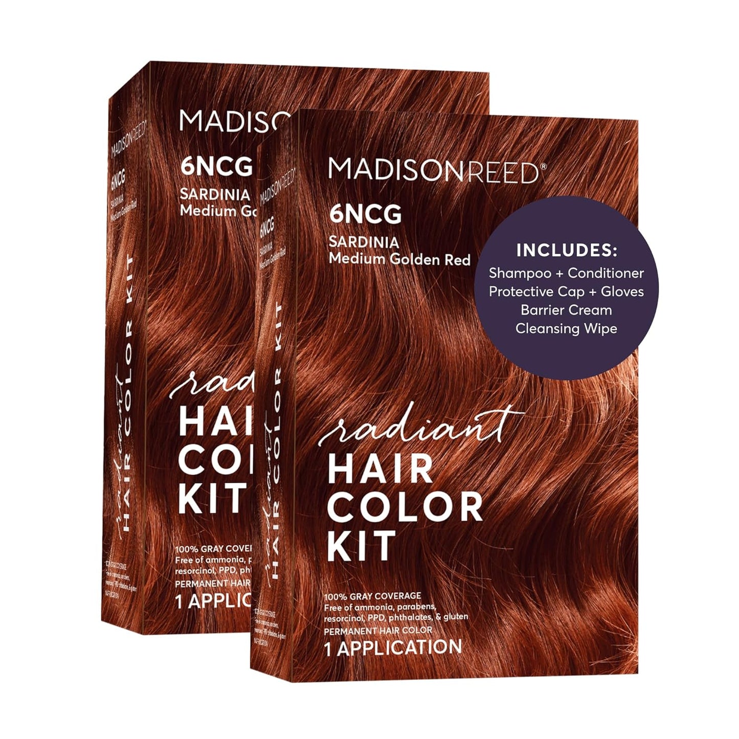 Madison Reed Radiant Hair Color Kit - 5RV Dark Garnet Red | Vivid Permanent Dye for Bold Color & Maximum Shine